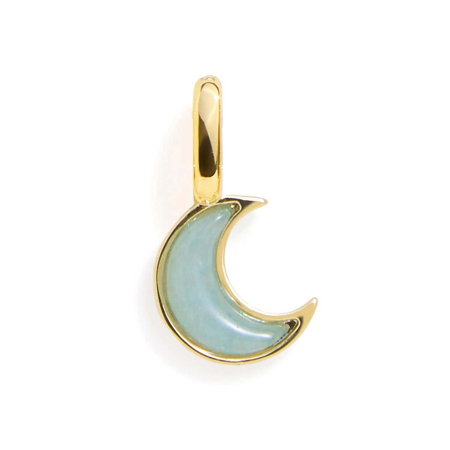 Aquamarine Moon Charm - Image 2