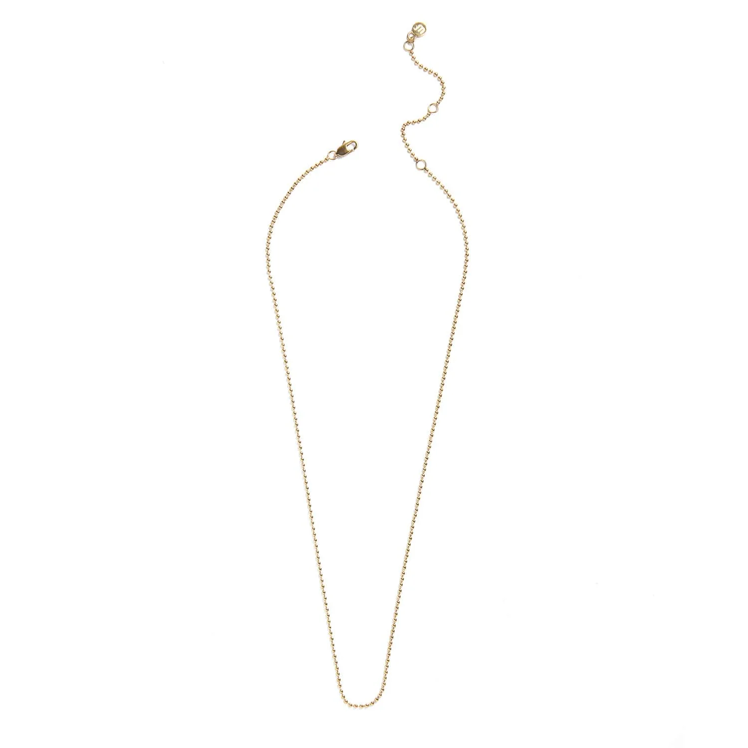 Ball Chain Charm Starter Necklace - Image 4