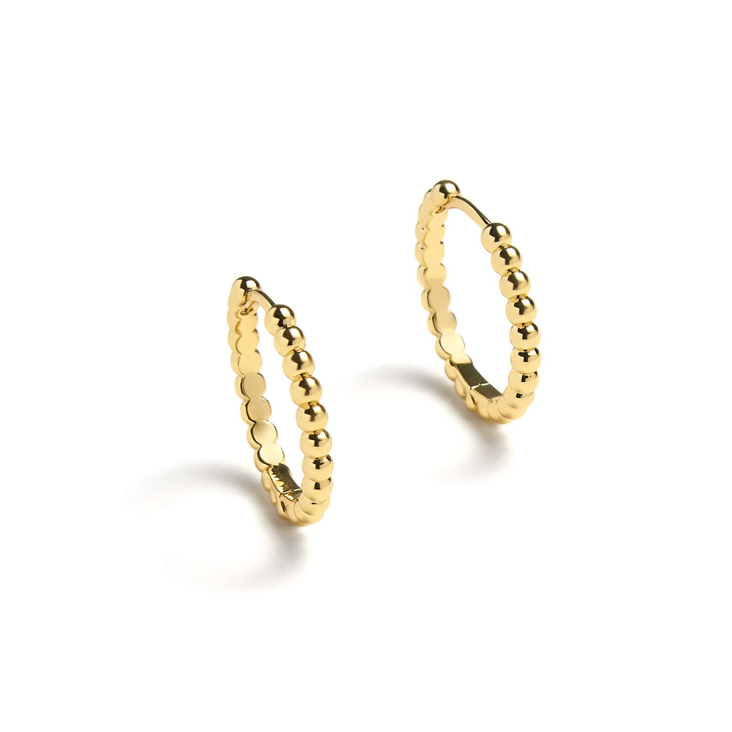 Ball Hoop Earrings - Image 2