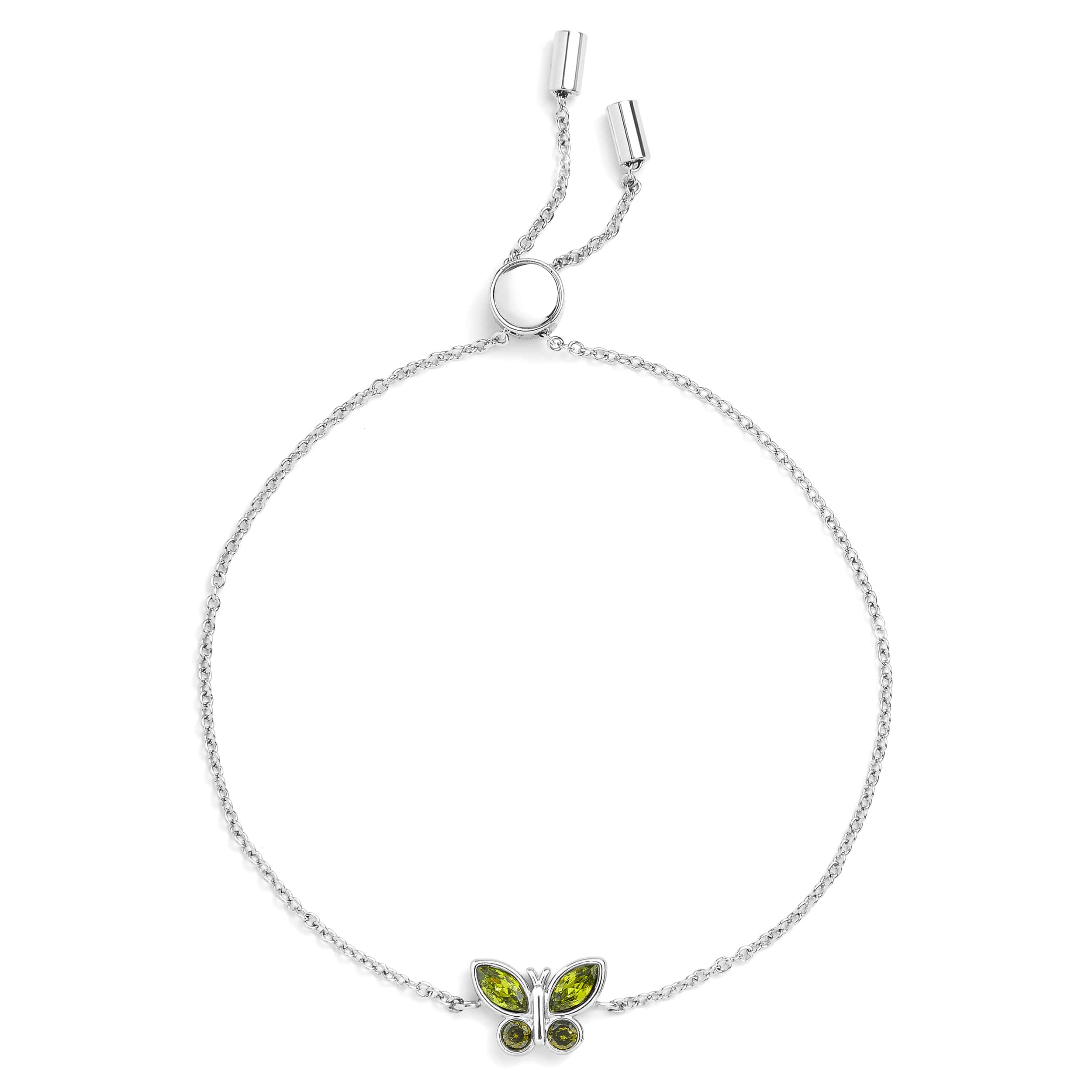 Birthstone Butterfly Bracelet - Image 10