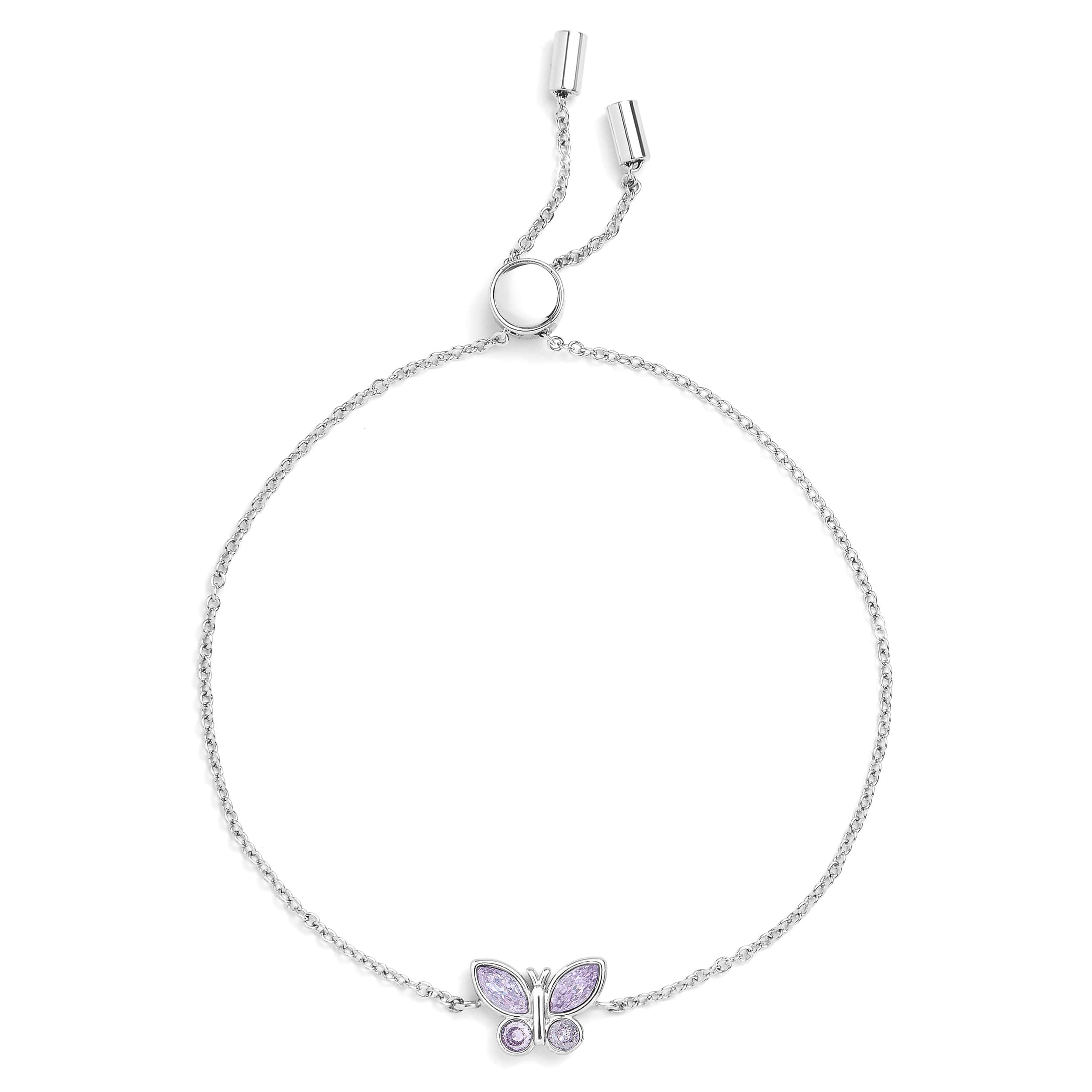 Birthstone Butterfly Bracelet - Image 3