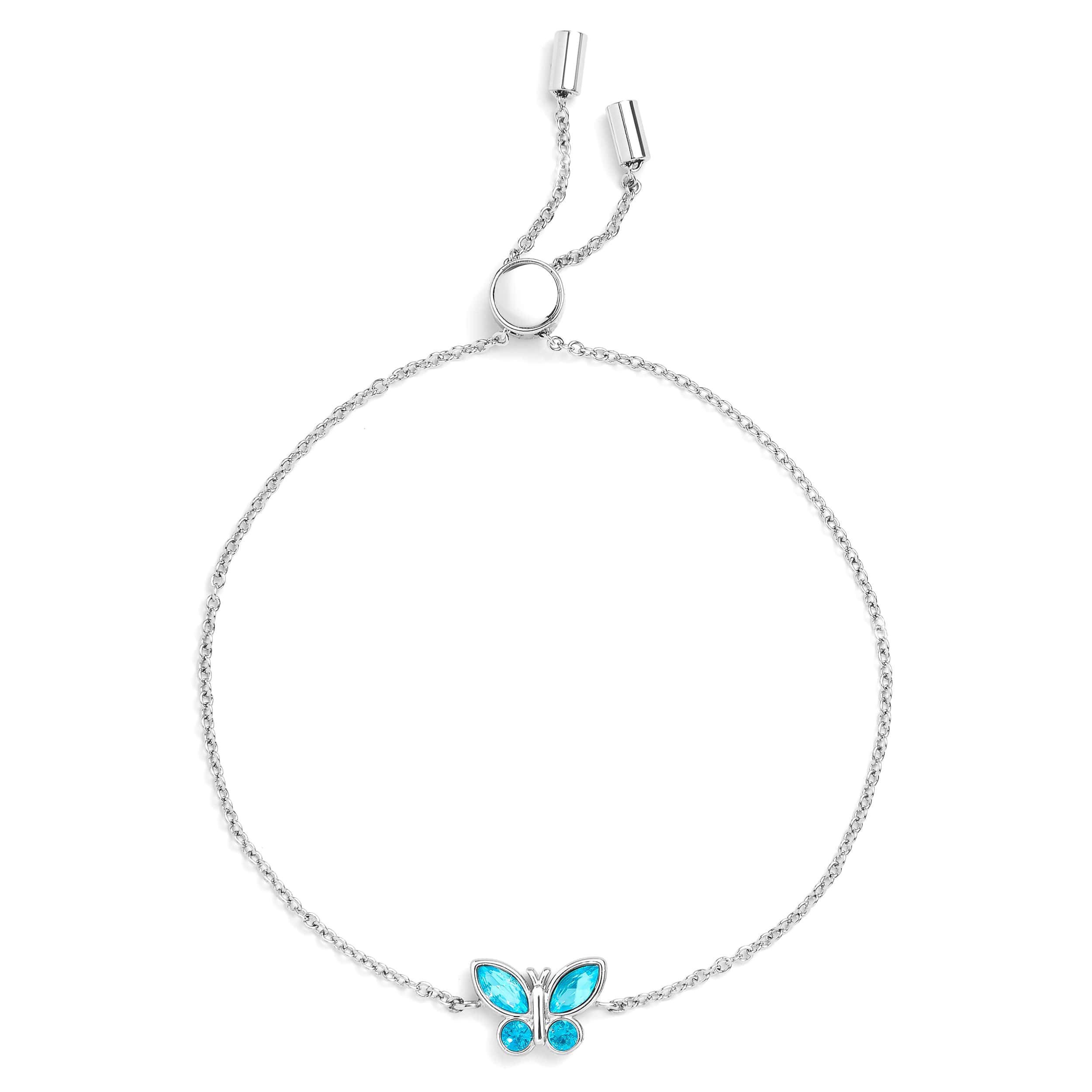 Birthstone Butterfly Bracelet - Image 5