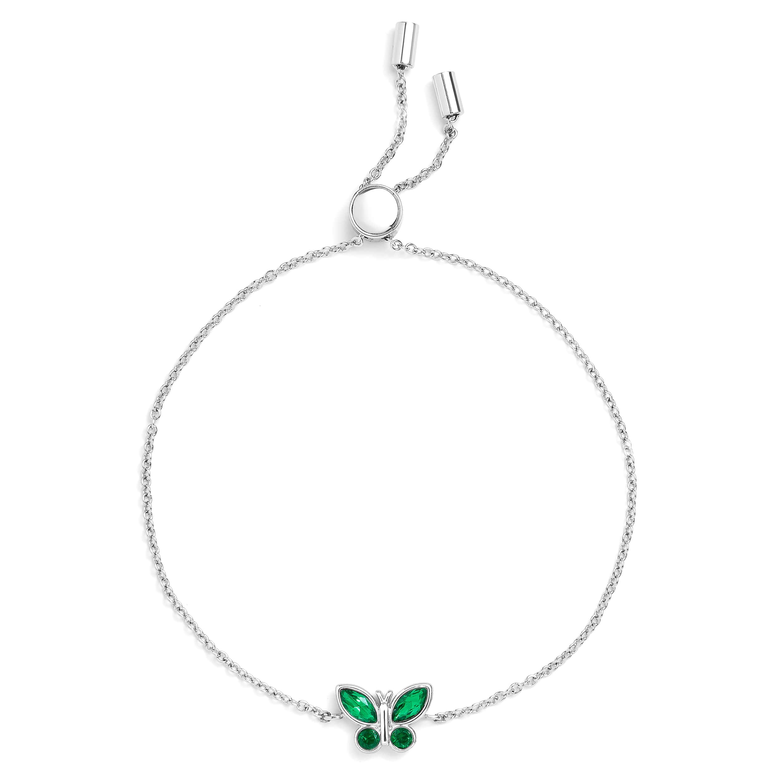 Birthstone Butterfly Bracelet - Image 7