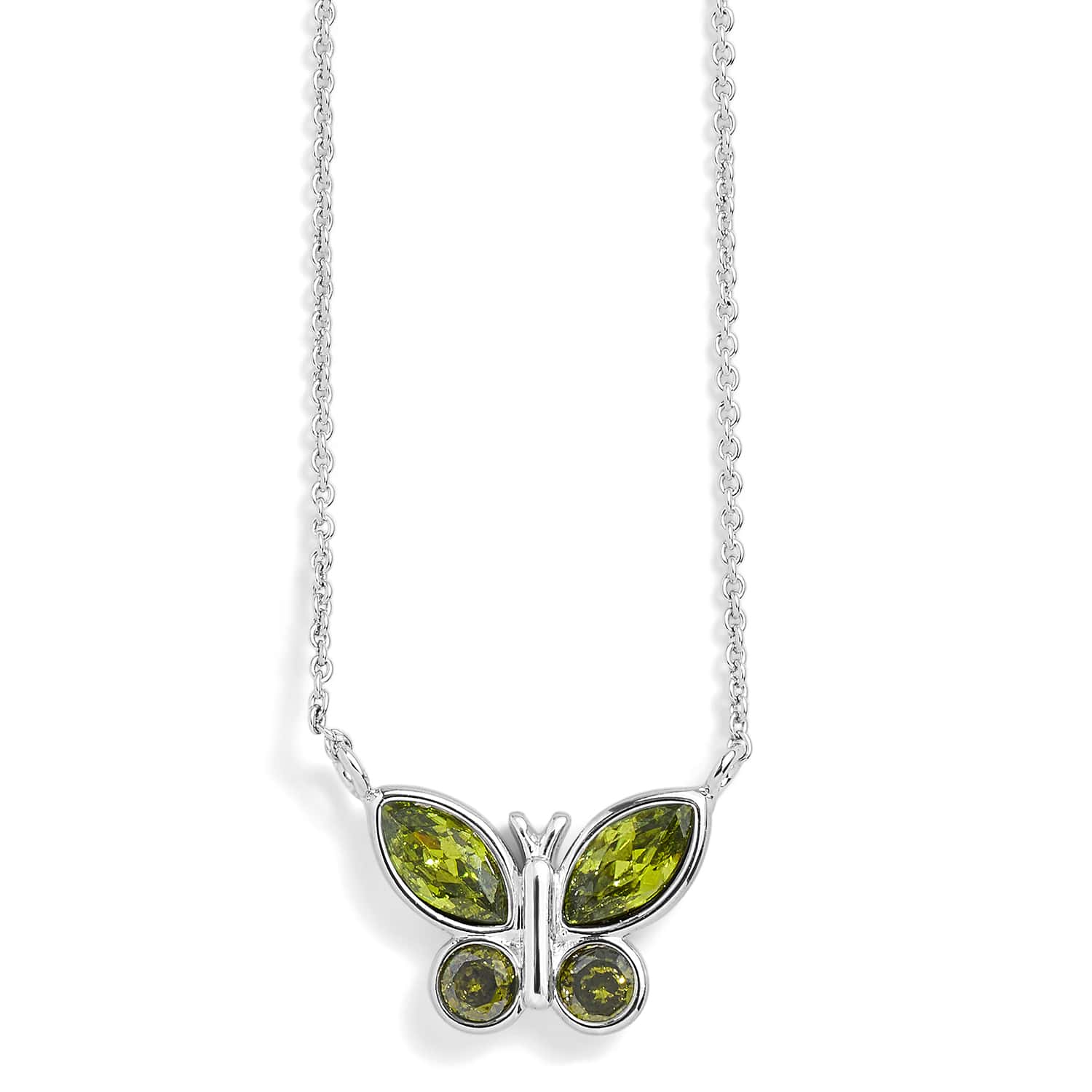 Birthstone Butterfly Necklace - Image 10