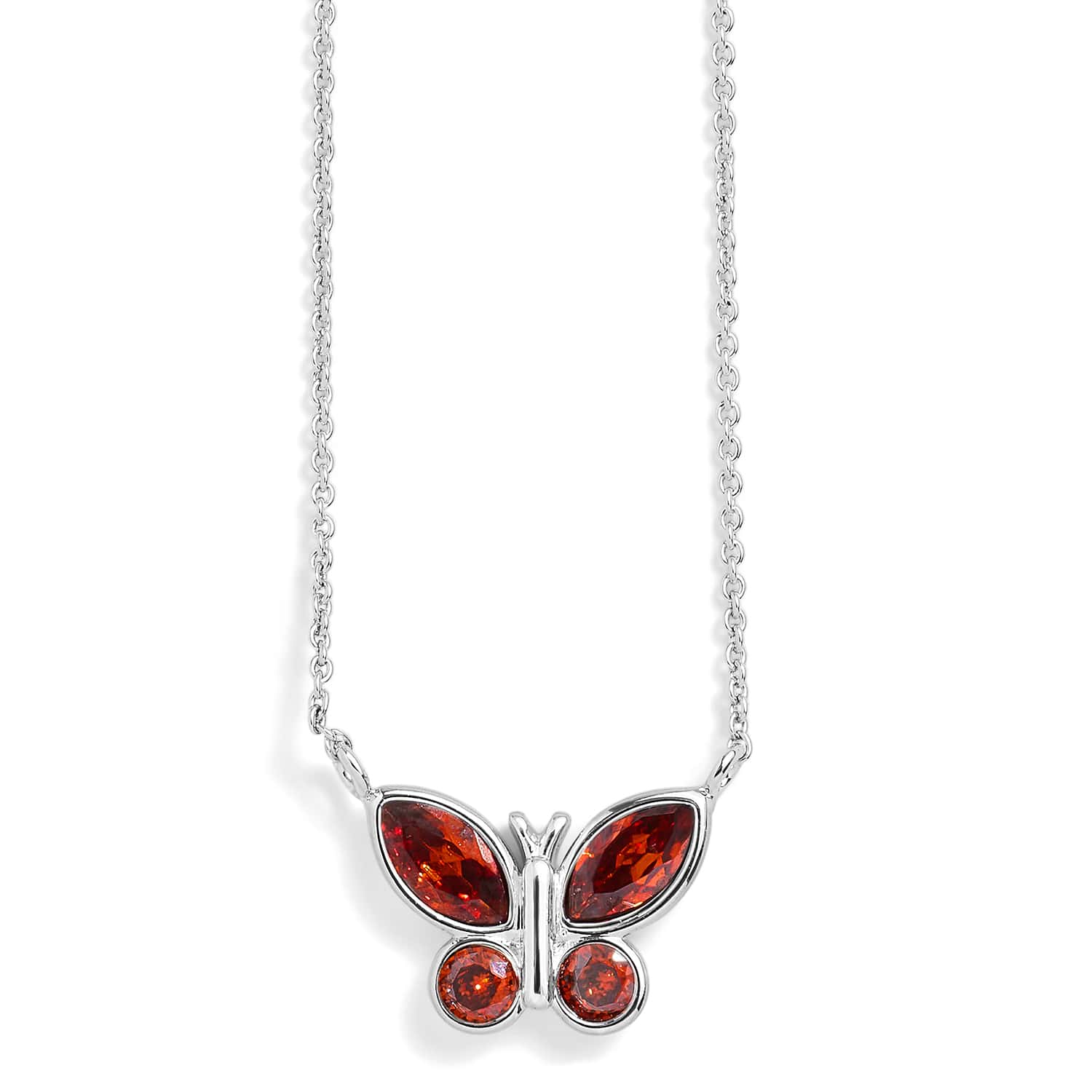 Birthstone Butterfly Necklace - Image 11