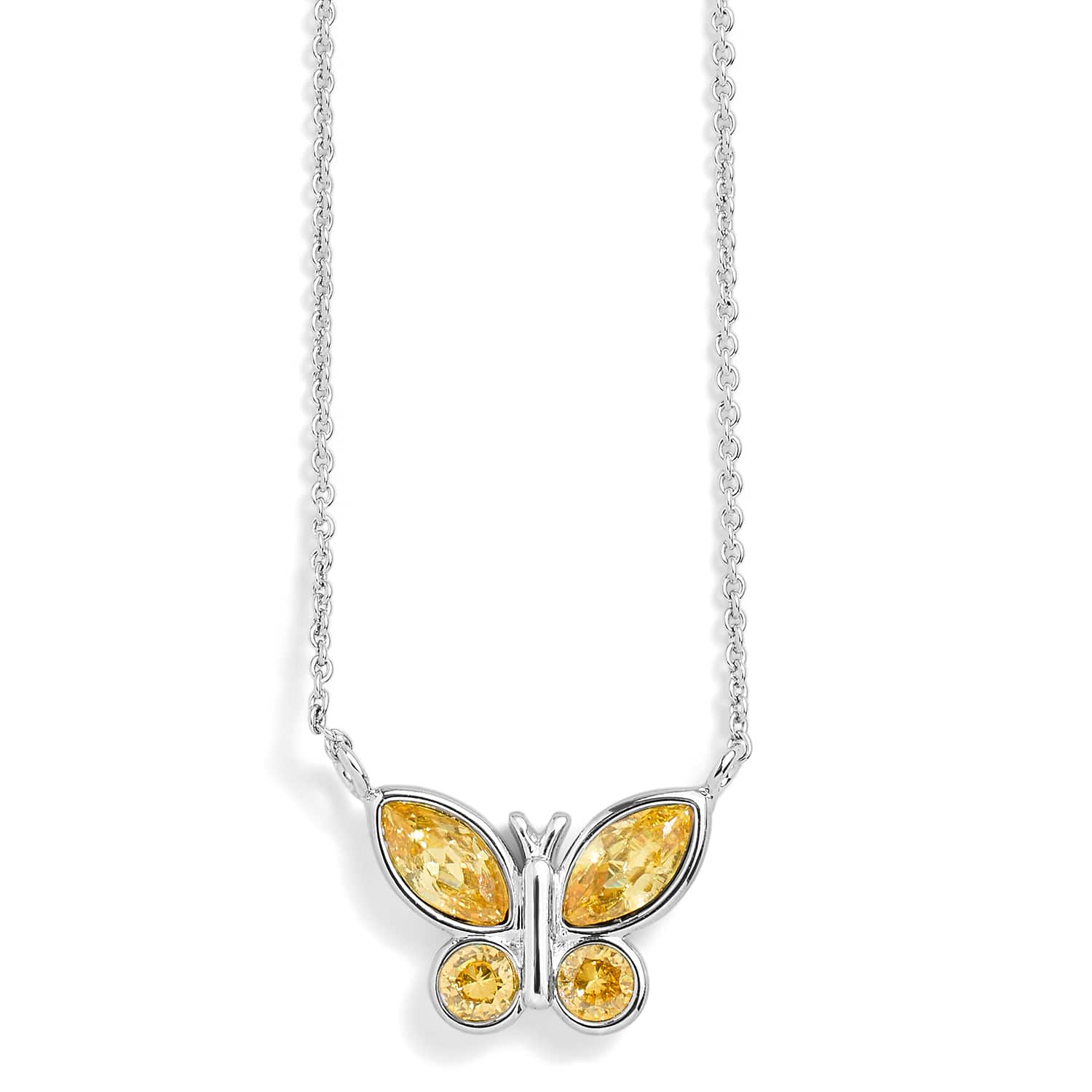 Birthstone Butterfly Necklace - Image 12