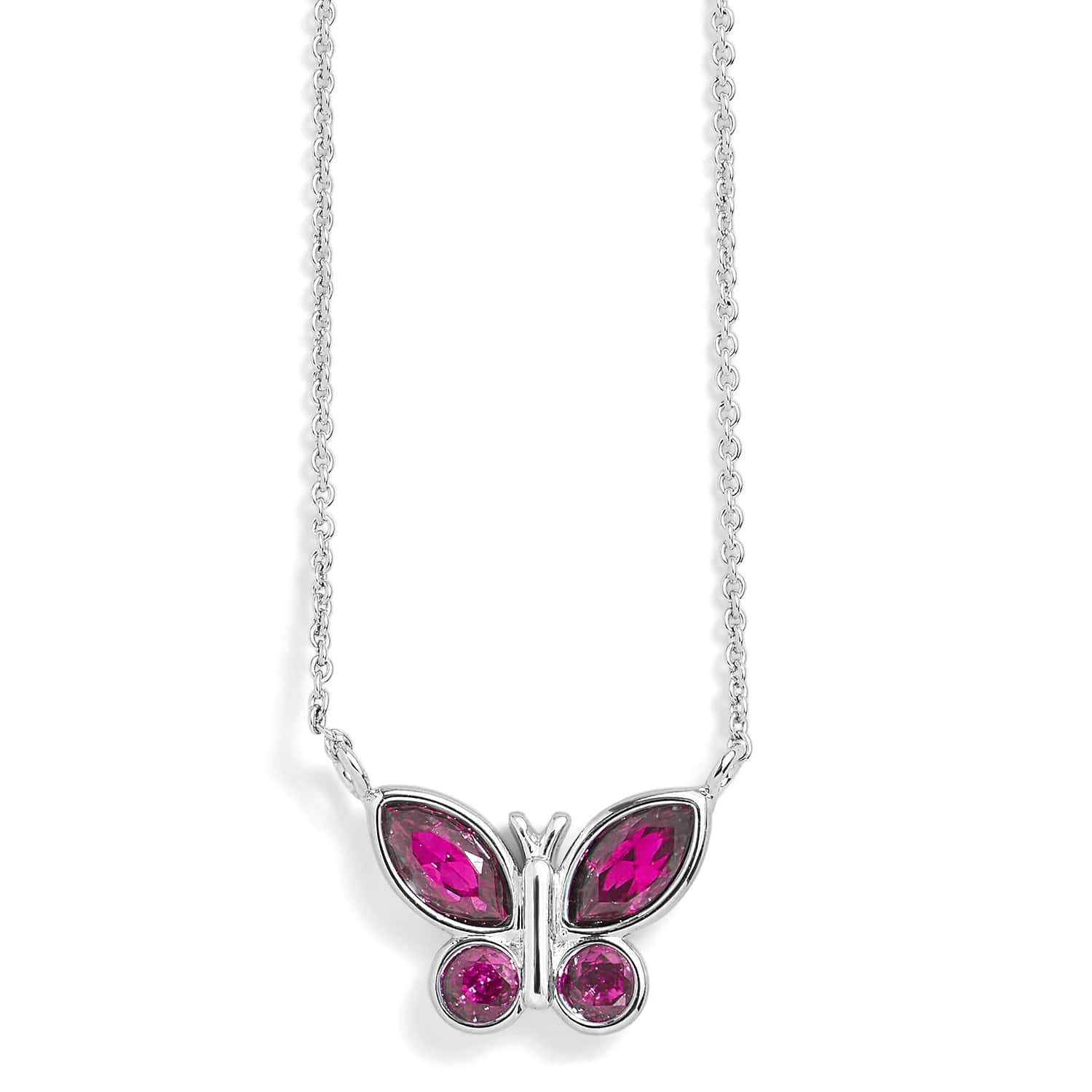 Birthstone Butterfly Necklace - Image 3