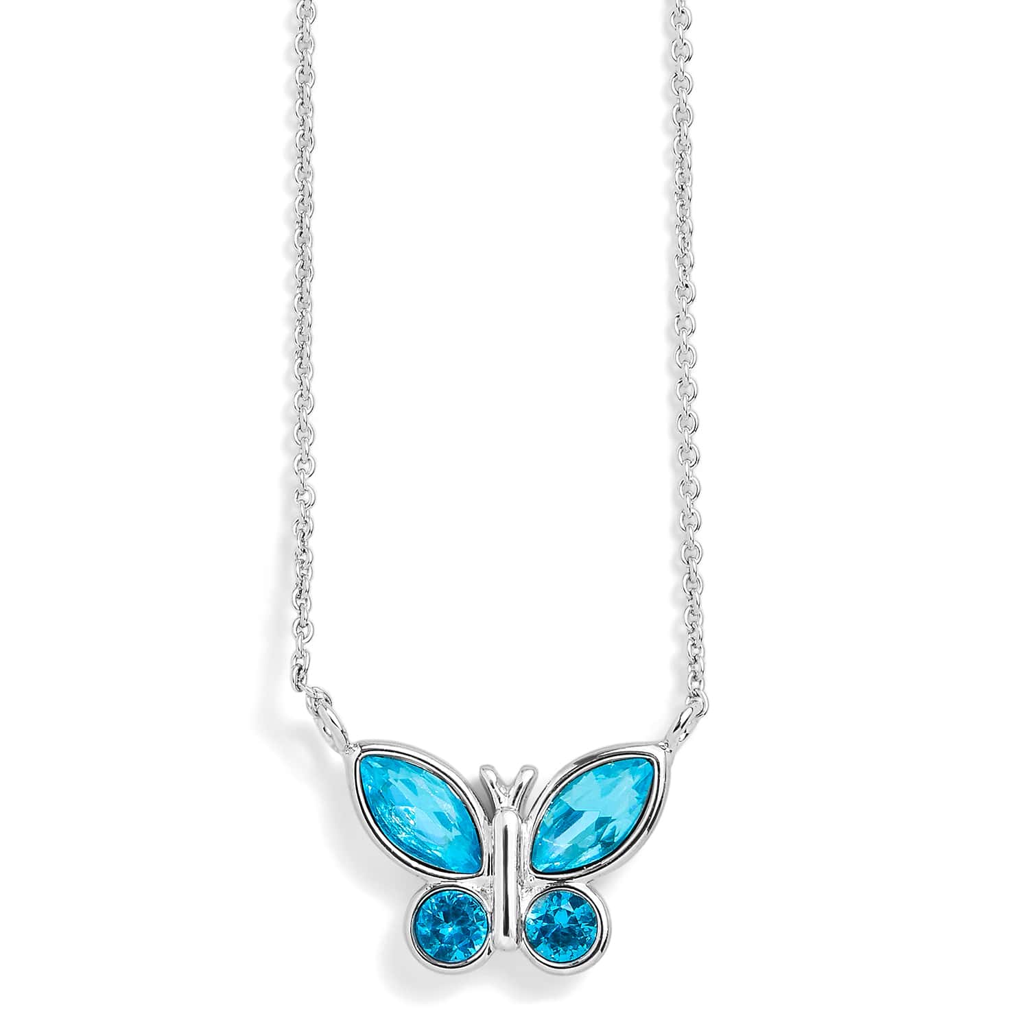 Birthstone Butterfly Necklace - Image 4