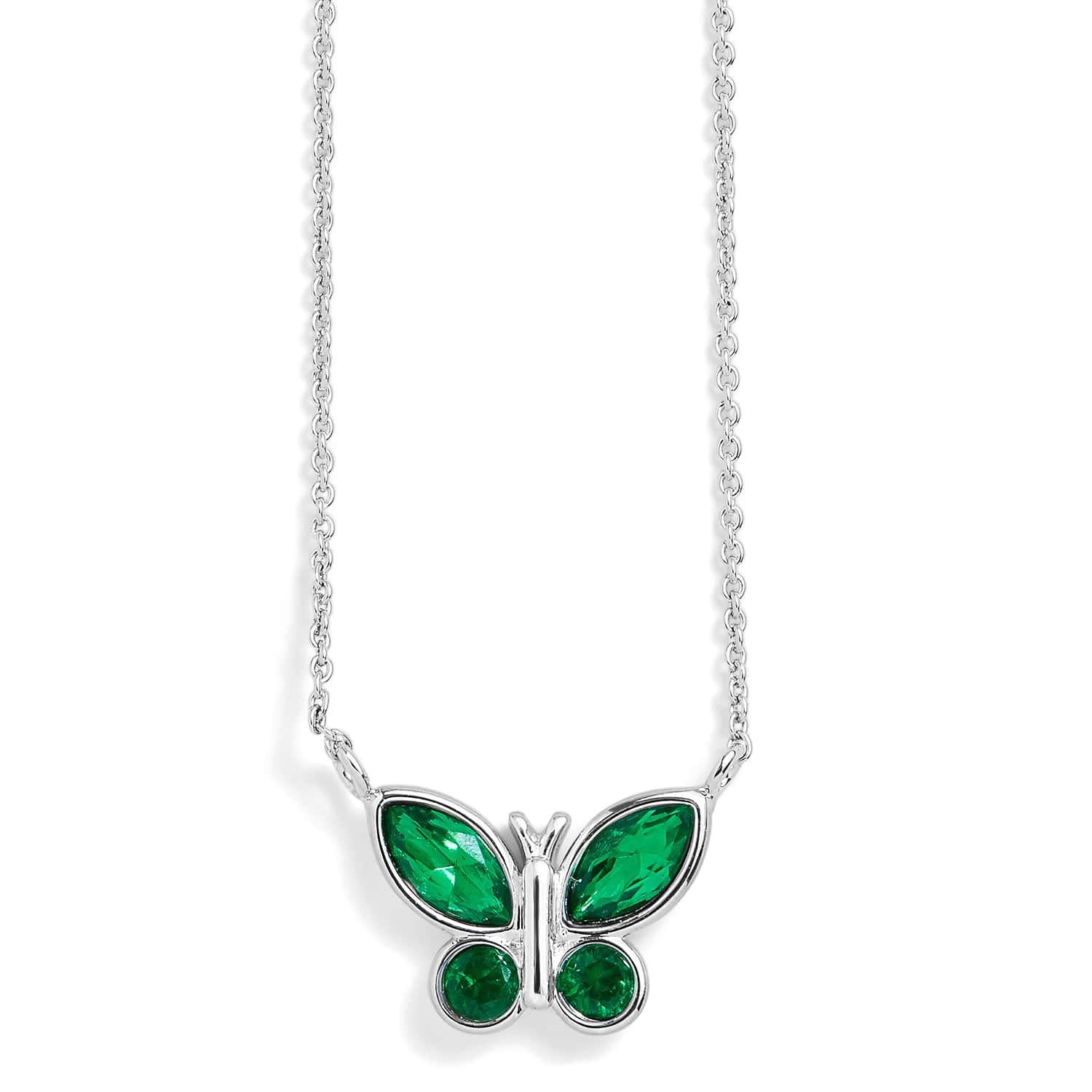 Birthstone Butterfly Necklace - Image 7