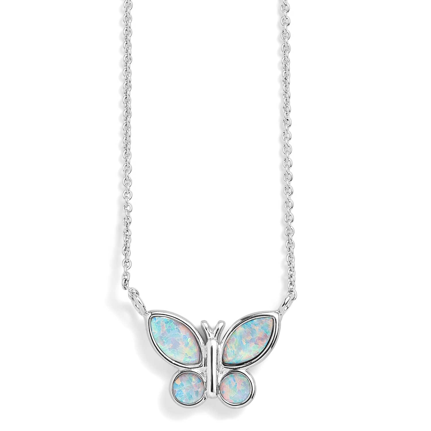 Birthstone Butterfly Necklace - Image 9