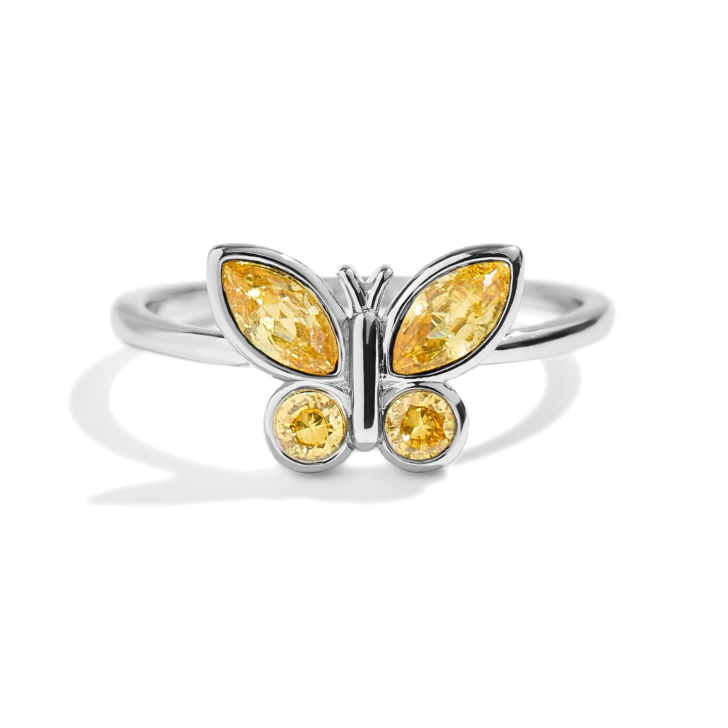 Birthstone Butterfly Ring - Image 12