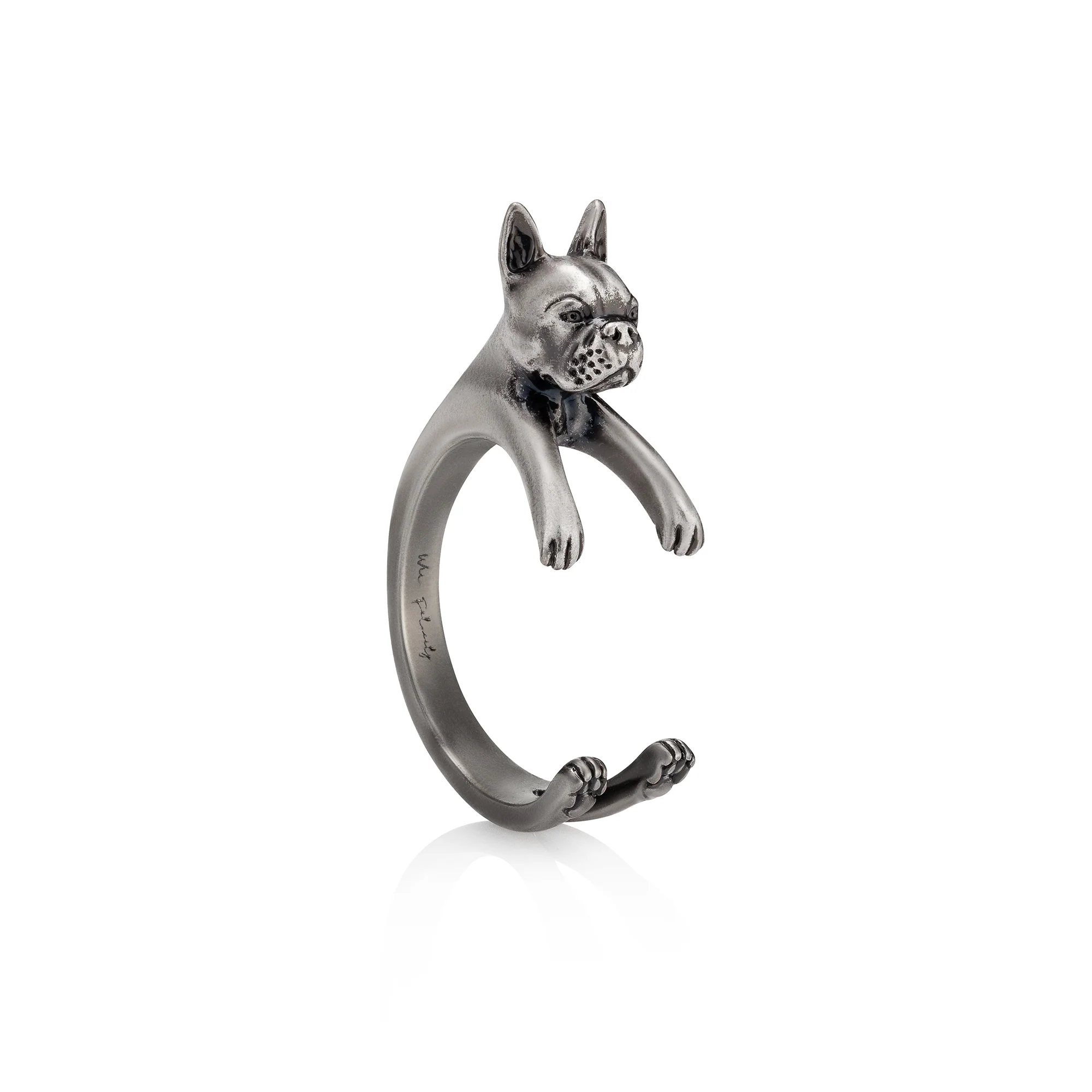 Boston Terrier Wrap Ring