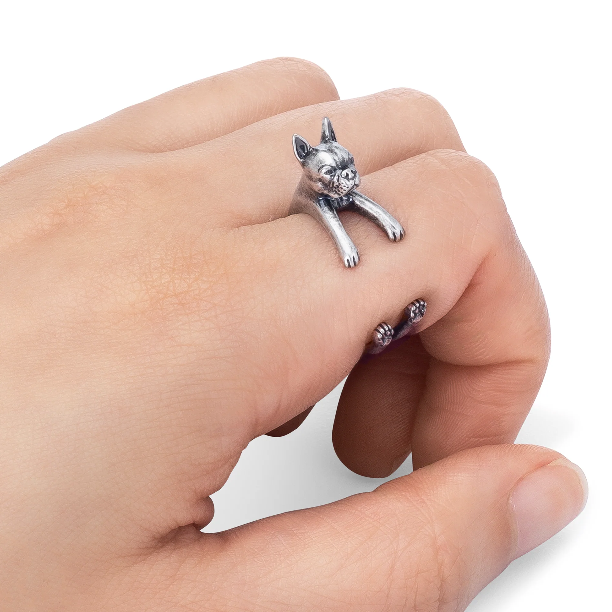 Boston Terrier Wrap Ring - Image 2