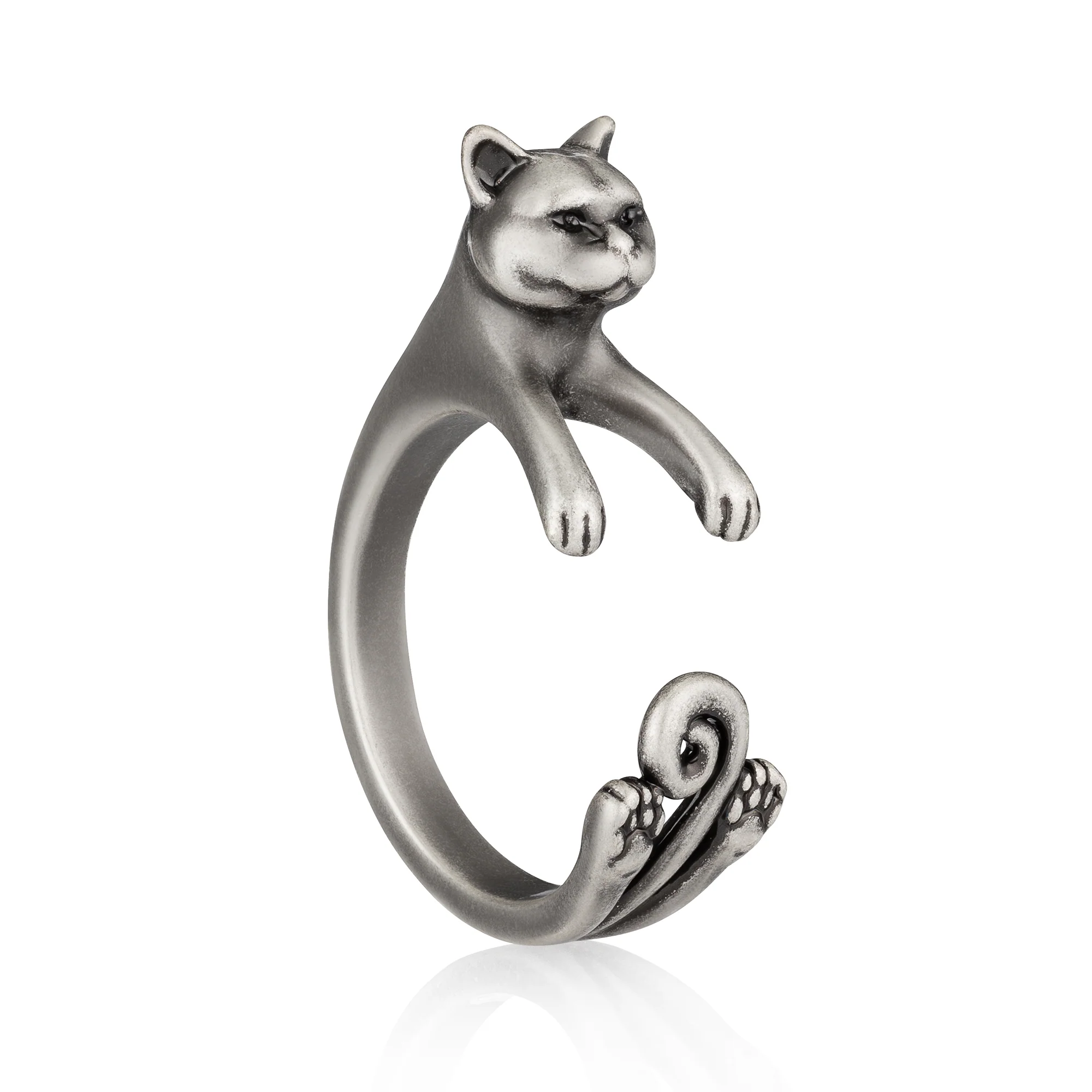 British Shorthair Wrap Ring