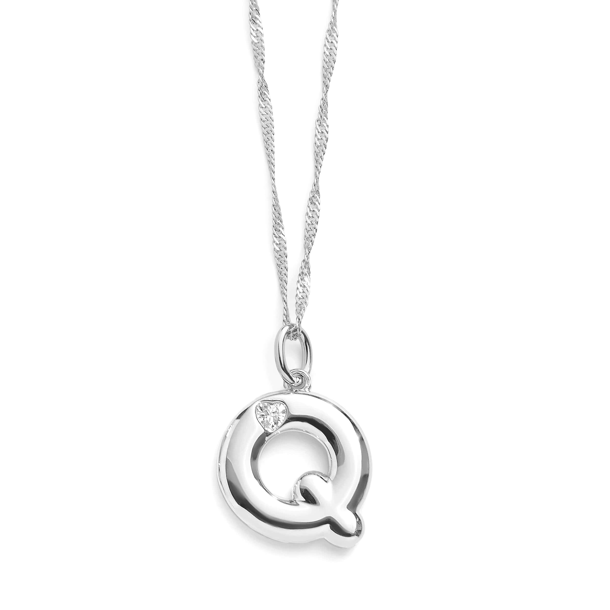 Bubble Letter Initial Necklace - Image 33