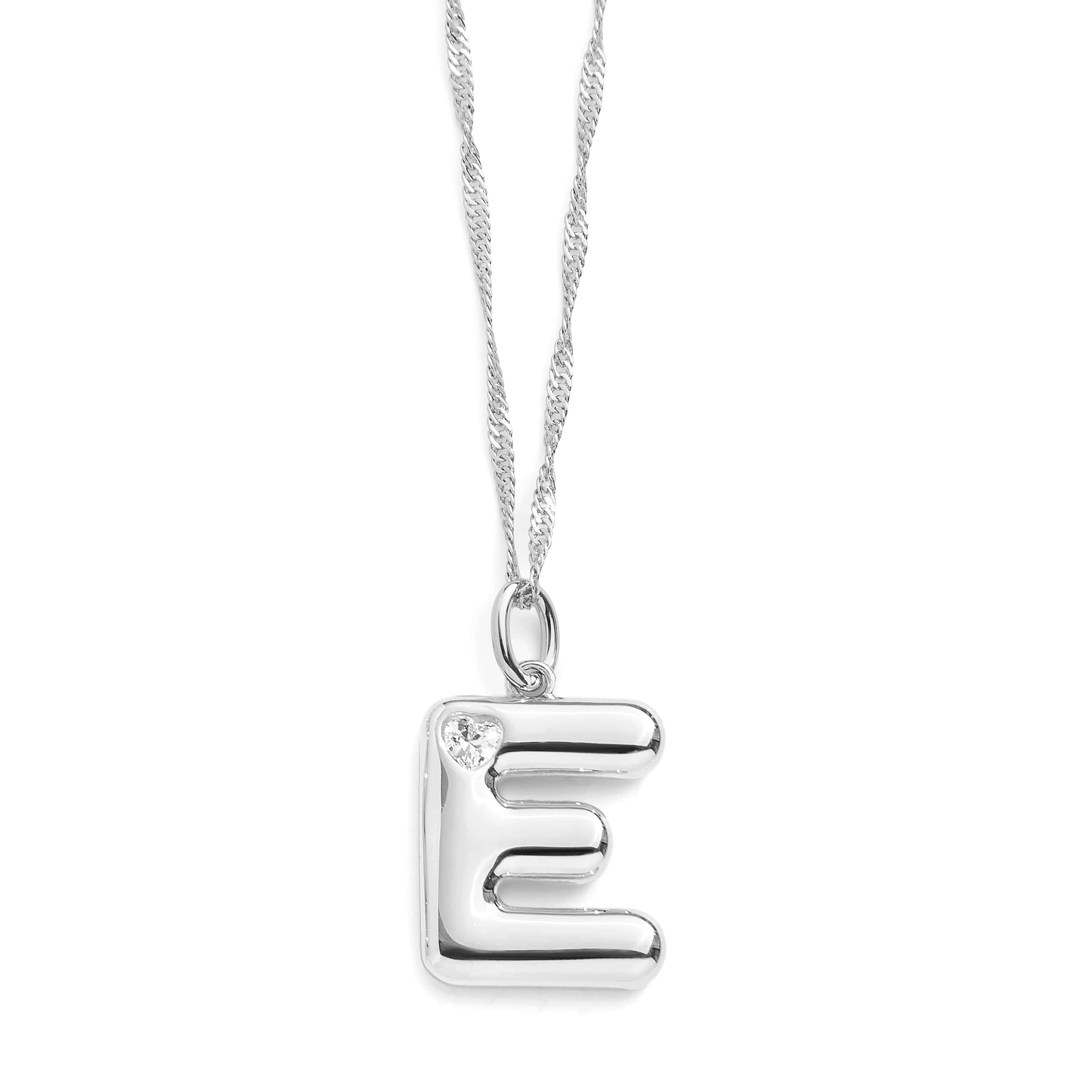 Bubble Letter Initial Necklace - Image 9