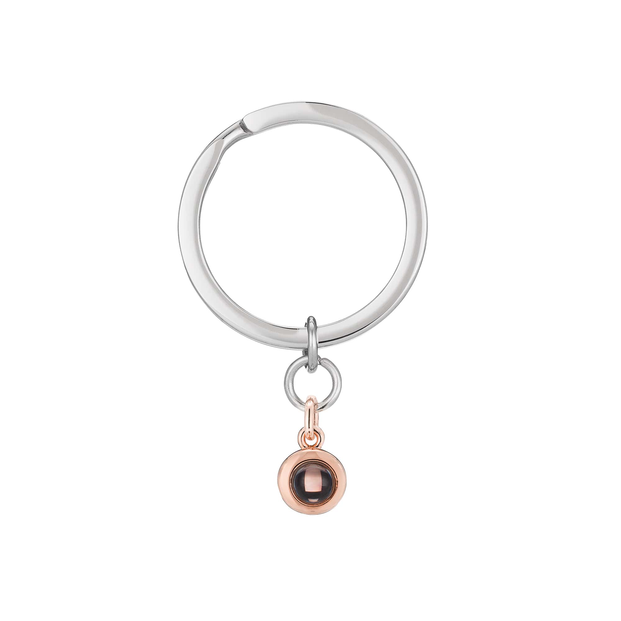 Personalized Circle Photo Keychain - Image 5