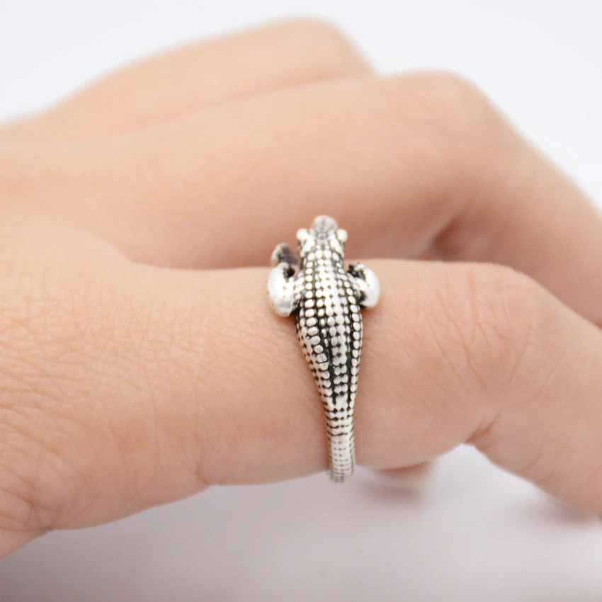 Crocodile Wrap Ring - Image 2