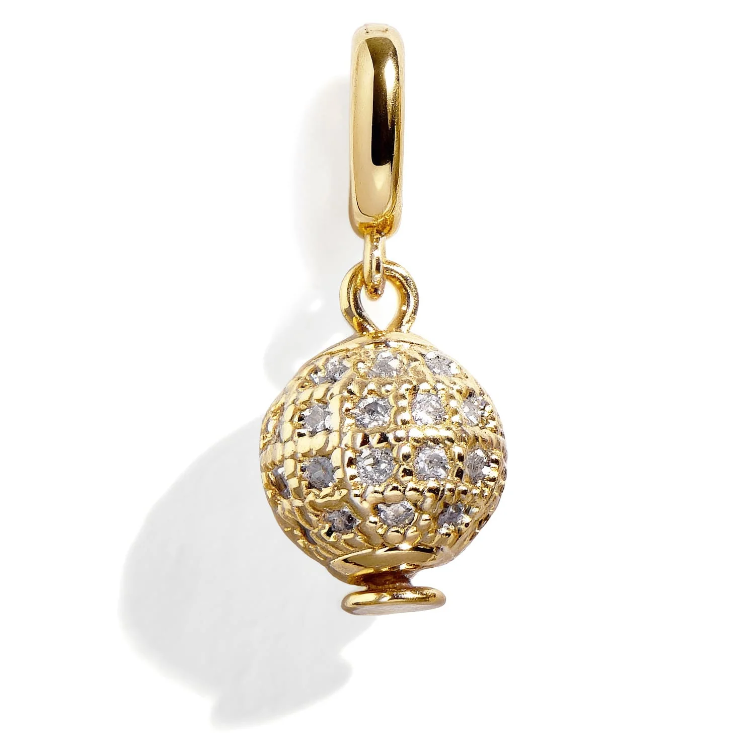 CZ Fire Ball Charm - Image 2