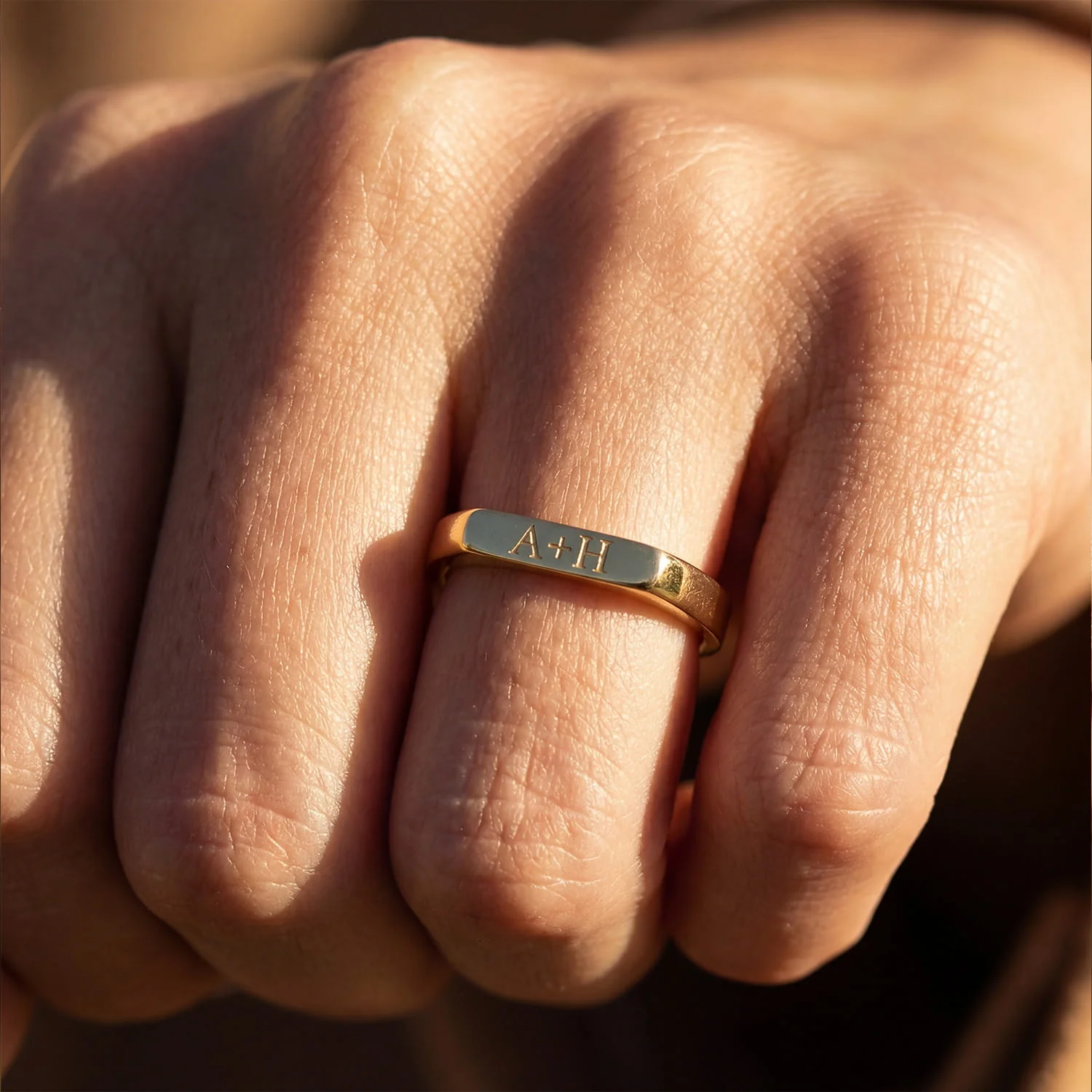 Engravable Bar Ring - Image 3