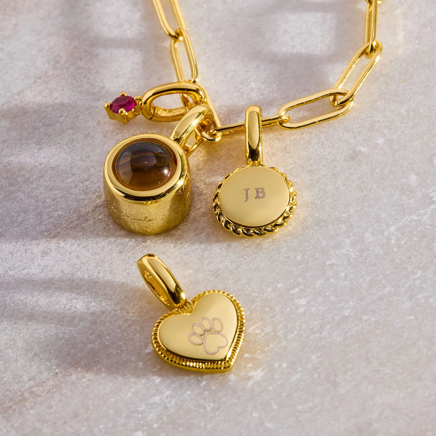 Engravable Heart Charm - Image 4