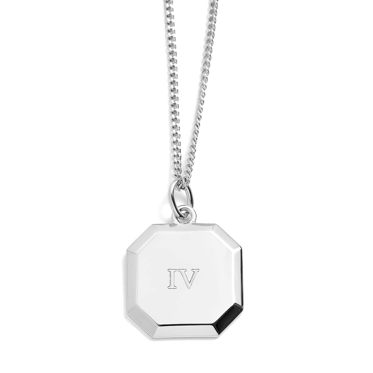Engravable Square Necklace - Image 3