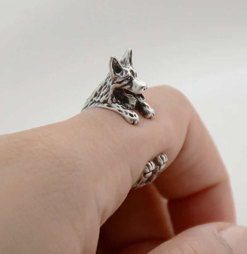 German Shepherd Wrap Ring - Image 2