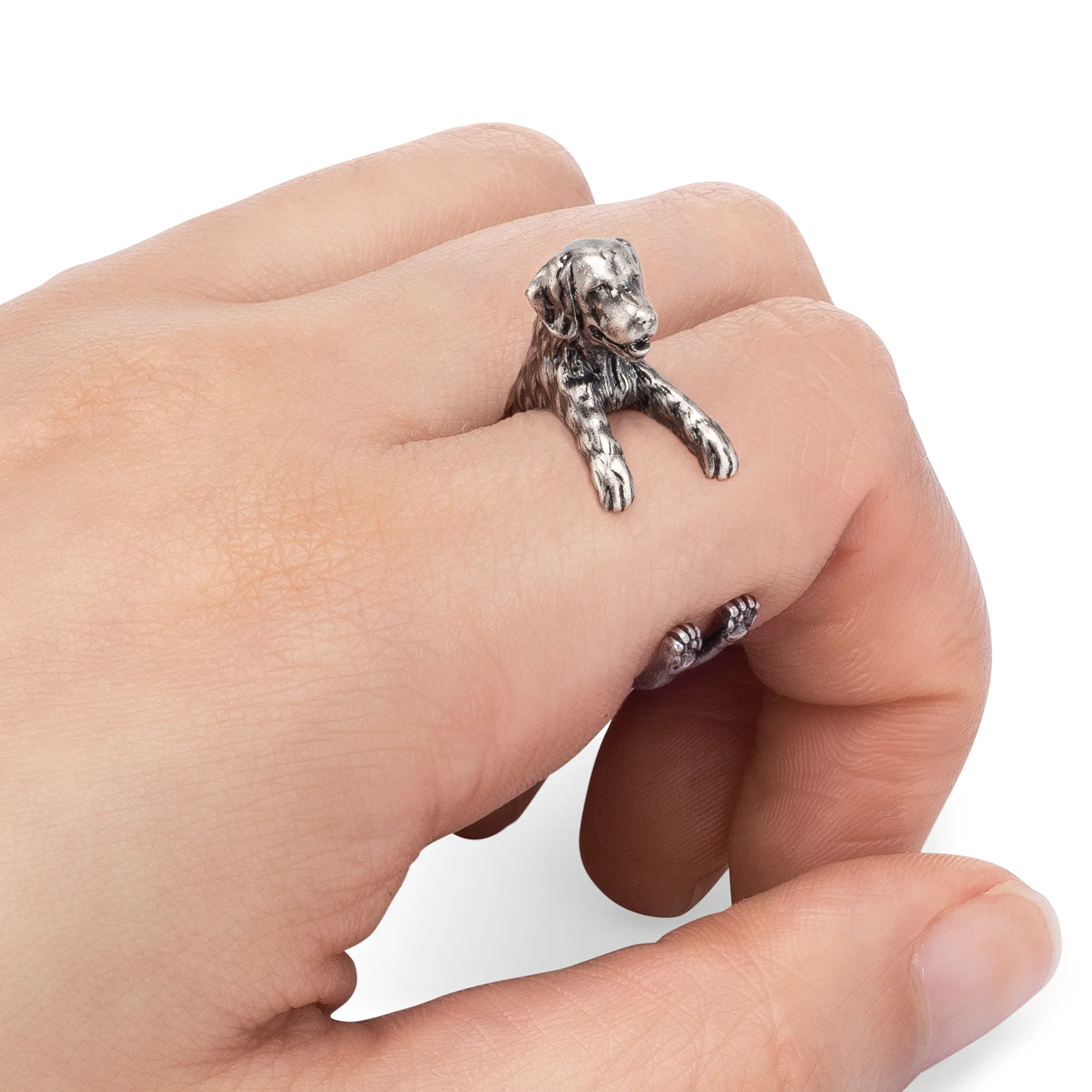 Golden Retriever Wrap Ring - Image 3