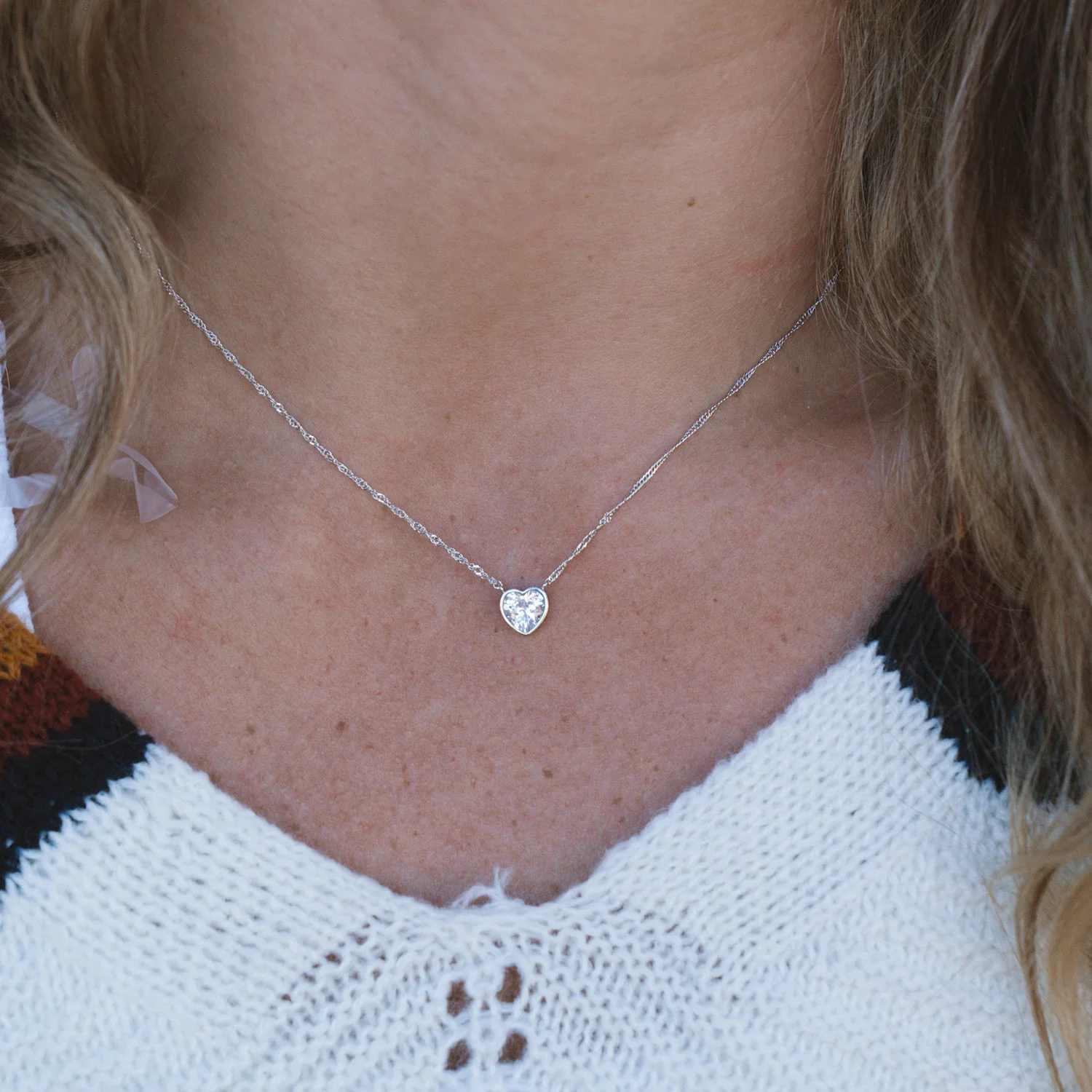 Heart Birthstone Pendant and Stud Gift Set - Image 13
