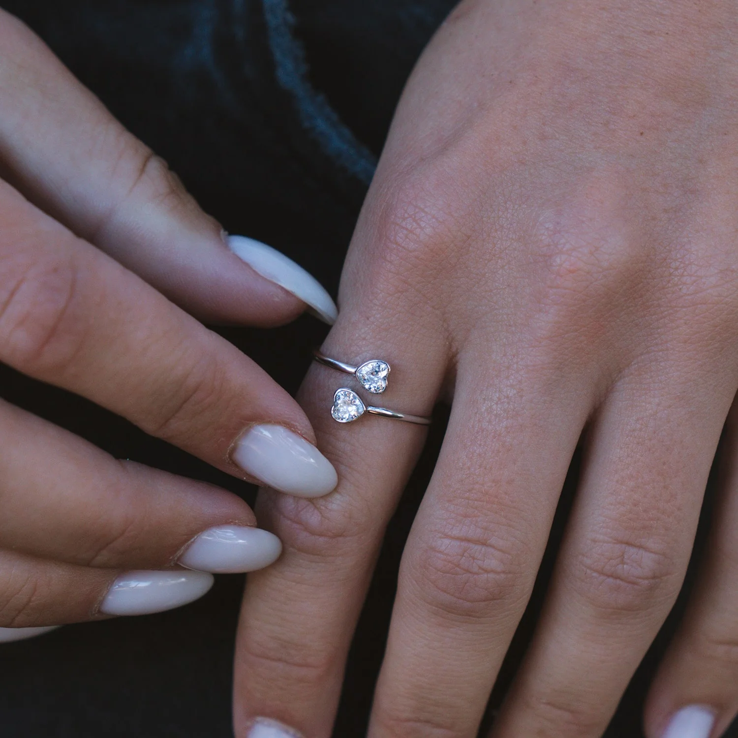 Heart Birthstone Wrap Ring - Image 13