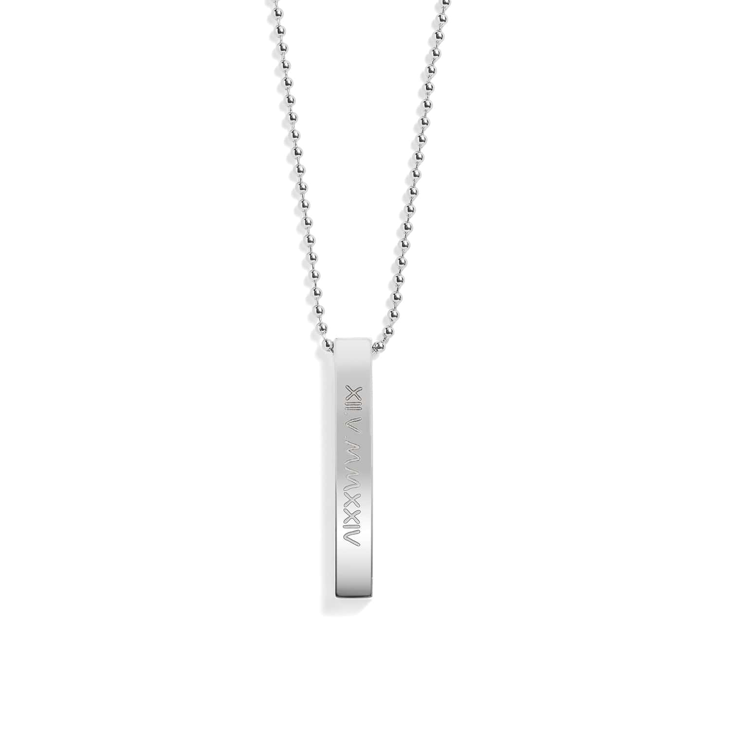 Men's Engravable Pendant Necklace - Image 4