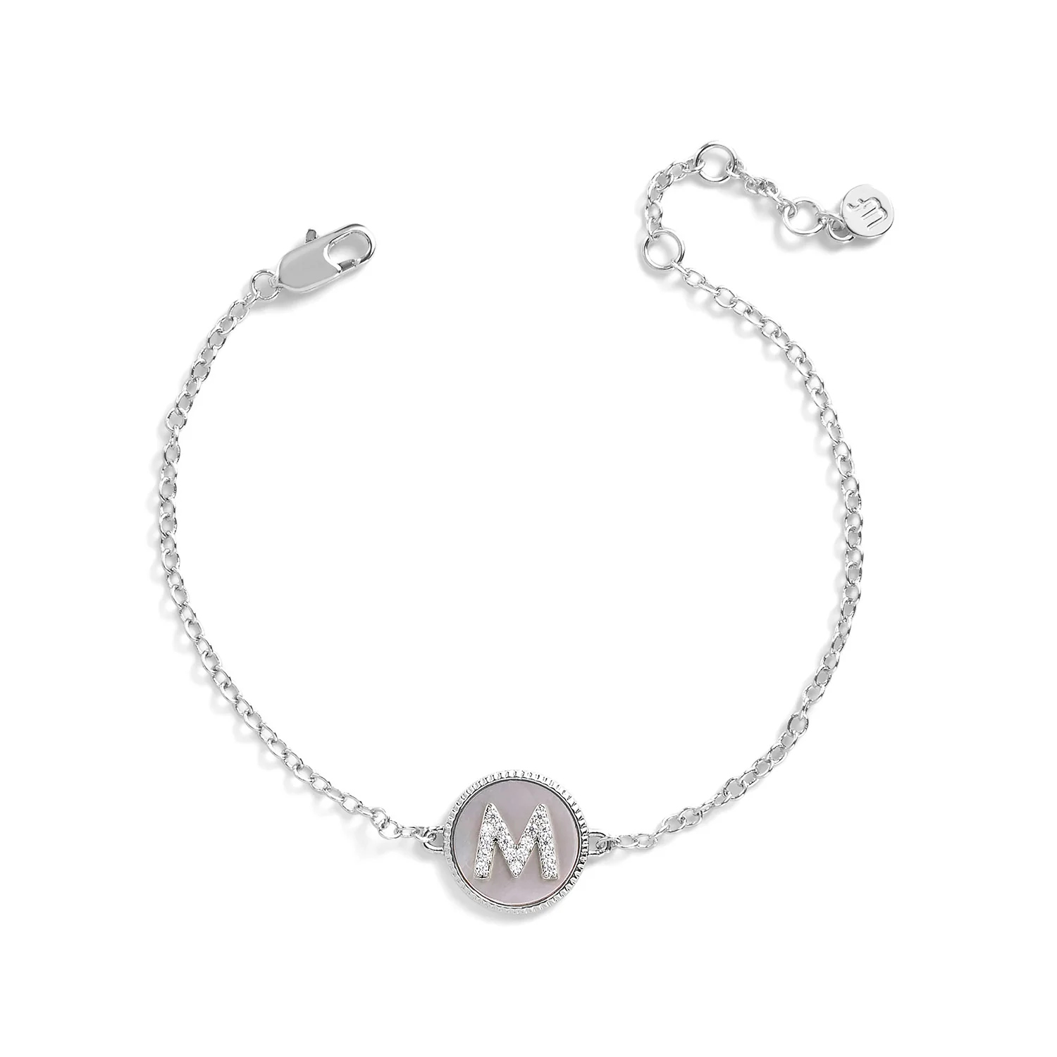 Mother of Pearl Initial Bracelet - Image 18