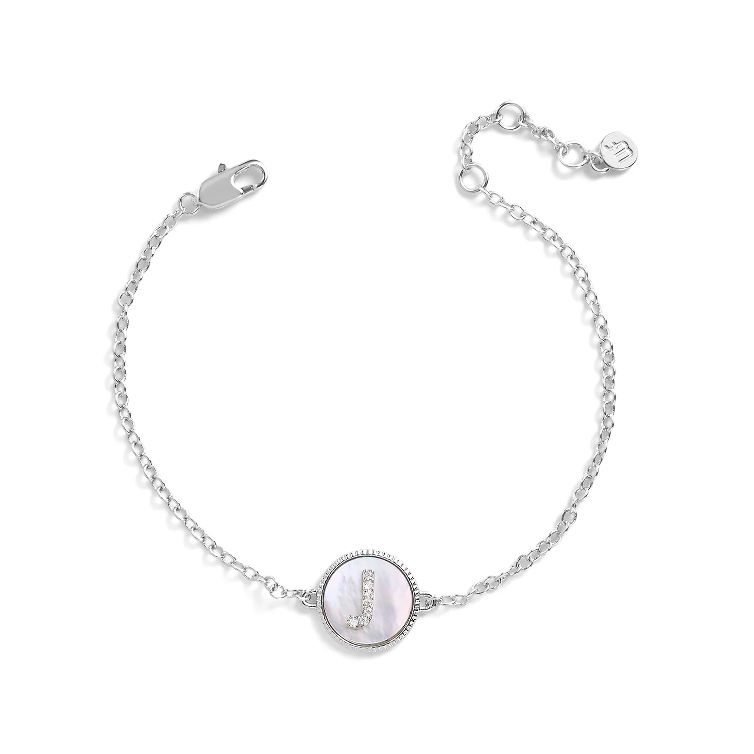 Mother of Pearl Initial Bracelet - Image 21