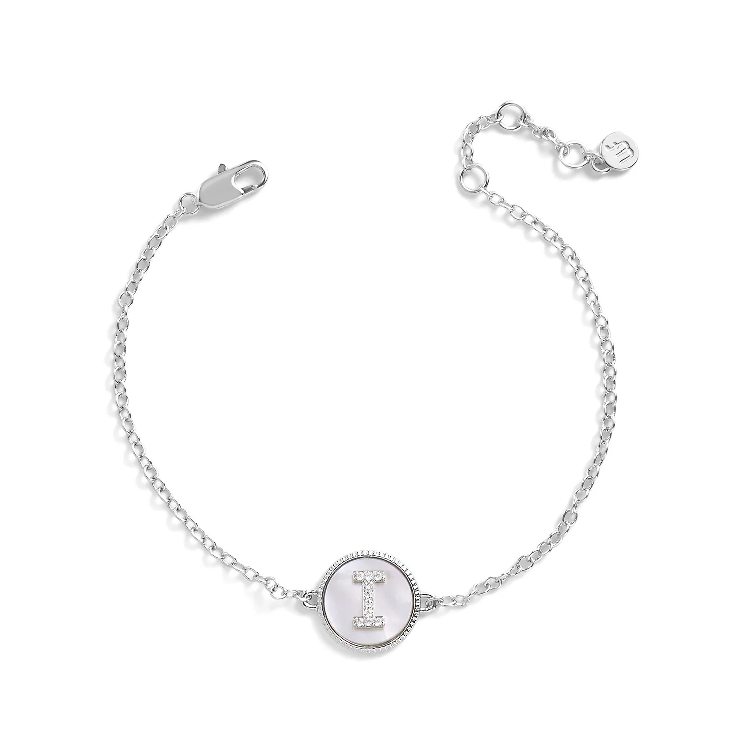Mother of Pearl Initial Bracelet - Image 22
