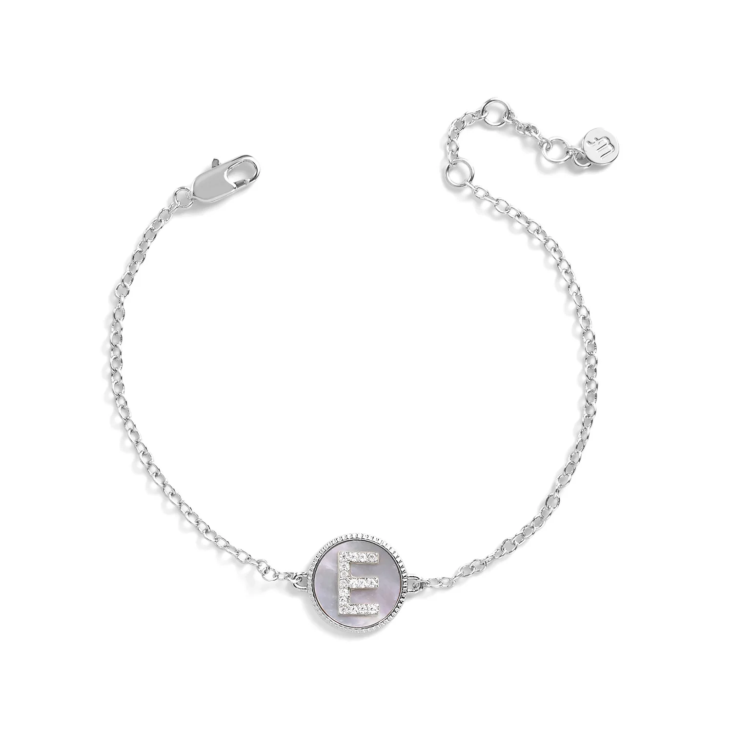 Mother of Pearl Initial Bracelet - Image 26