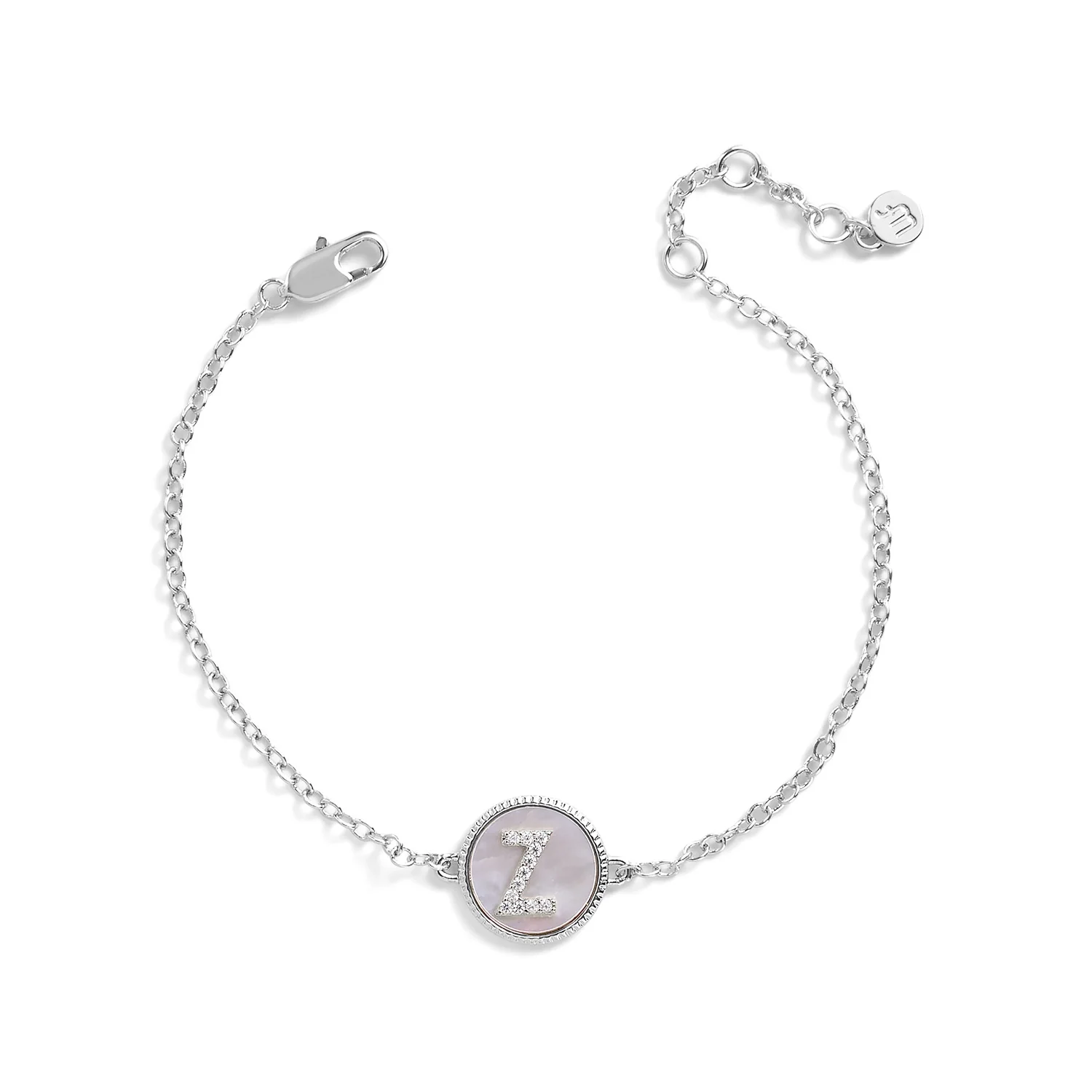 Mother of Pearl Initial Bracelet - Image 5