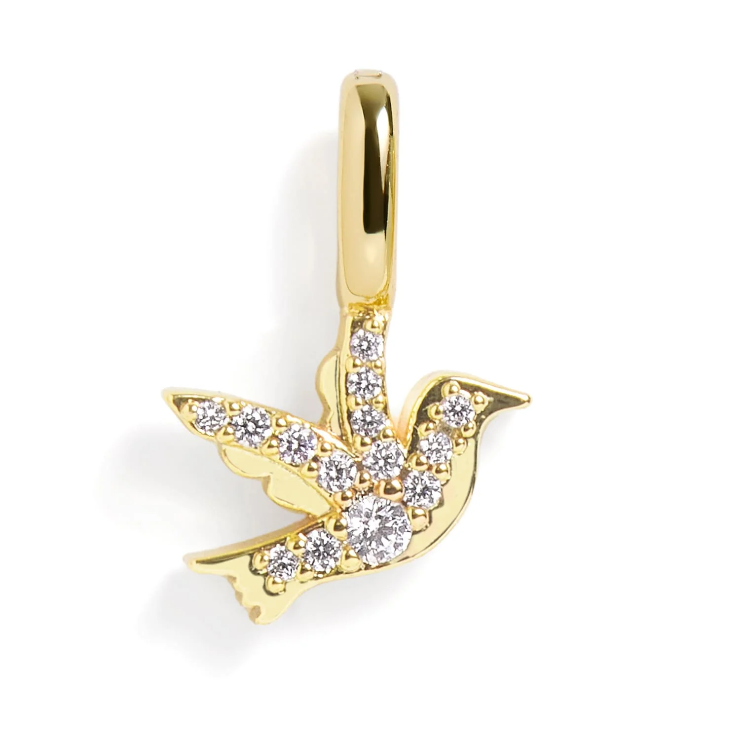 Pavé Bird Remembrance Charm - Image 2