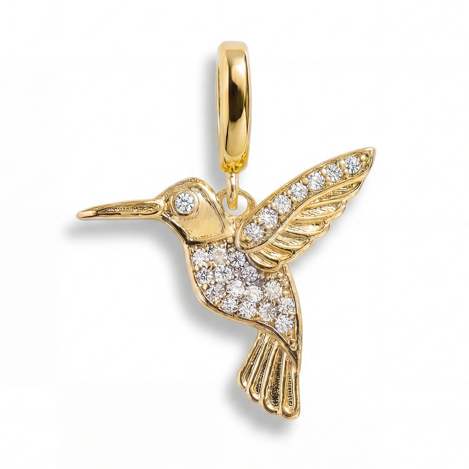 Pavé Hummingbird Charm - Image 2