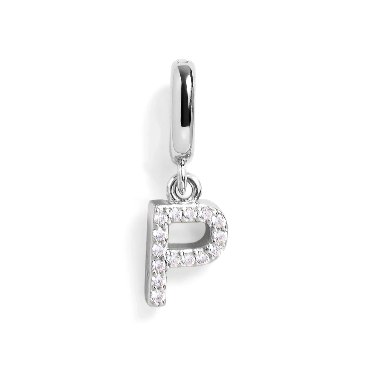 Pavé Letter Charm - Image 16