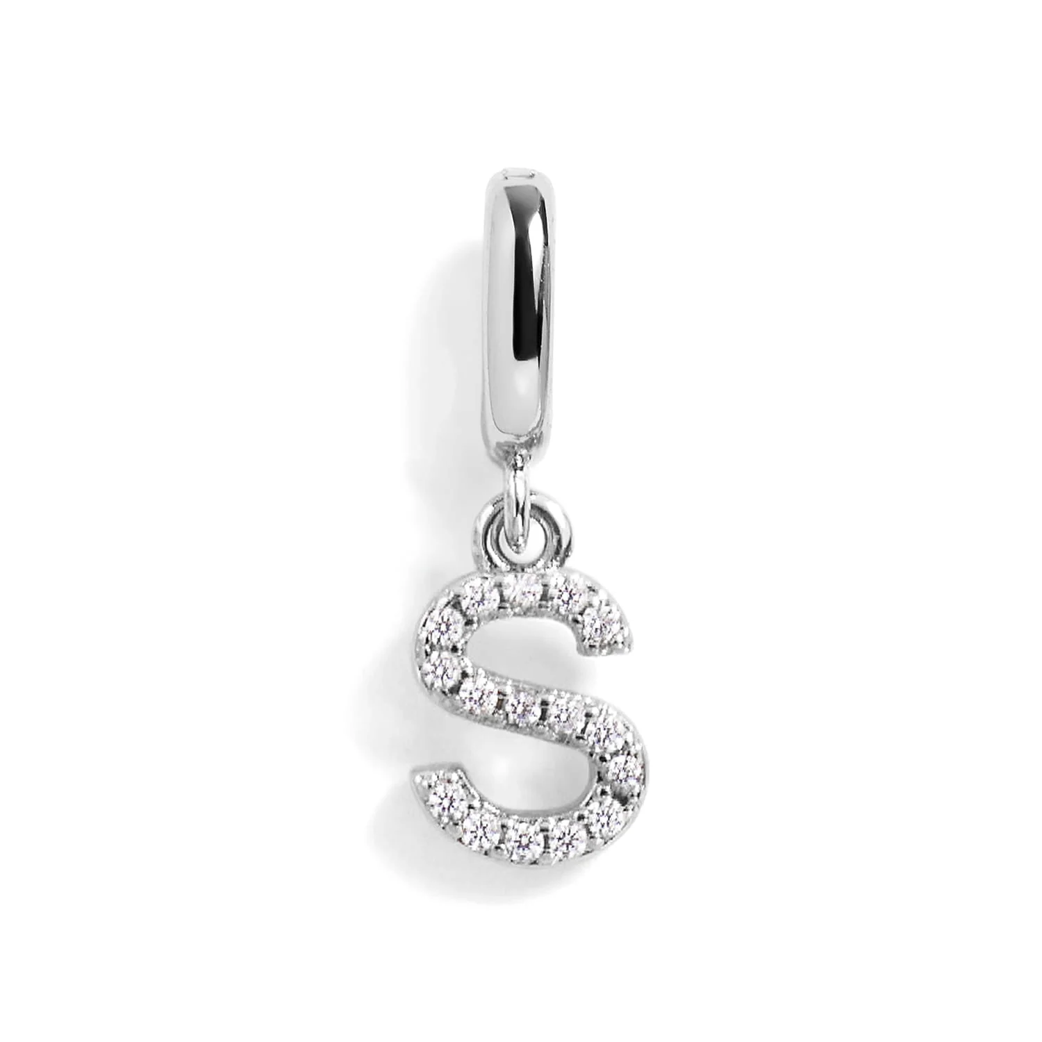 Pavé Letter Charm - Image 19