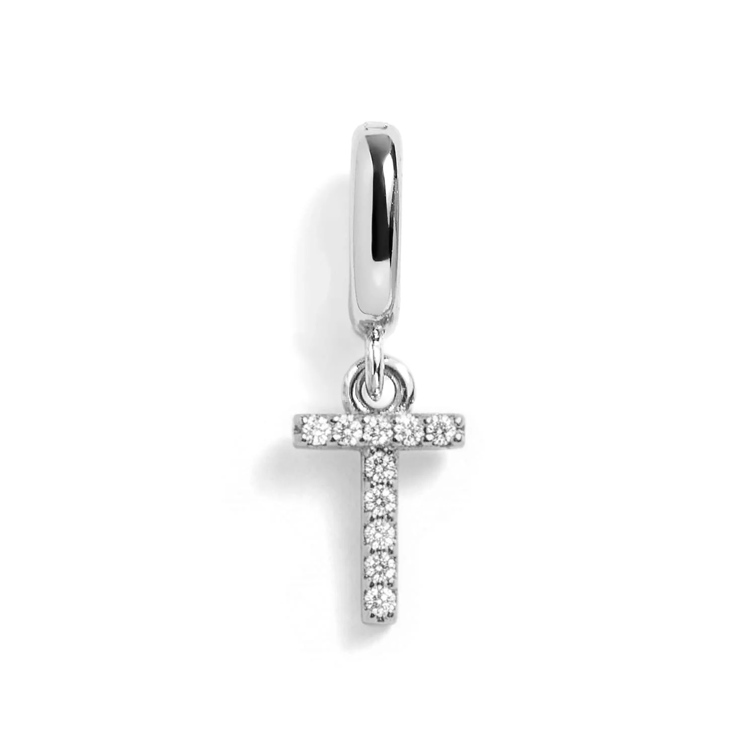 Pavé Letter Charm - Image 20