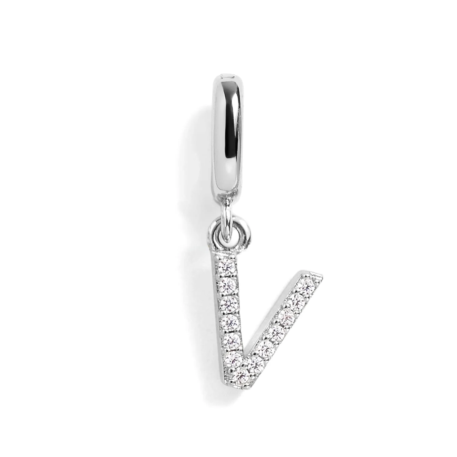 Pavé Letter Charm - Image 22