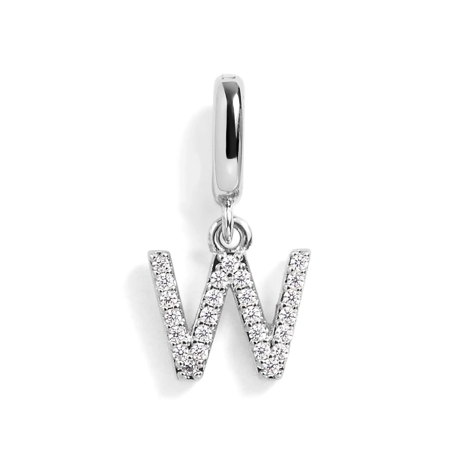 Pavé Letter Charm - Image 23