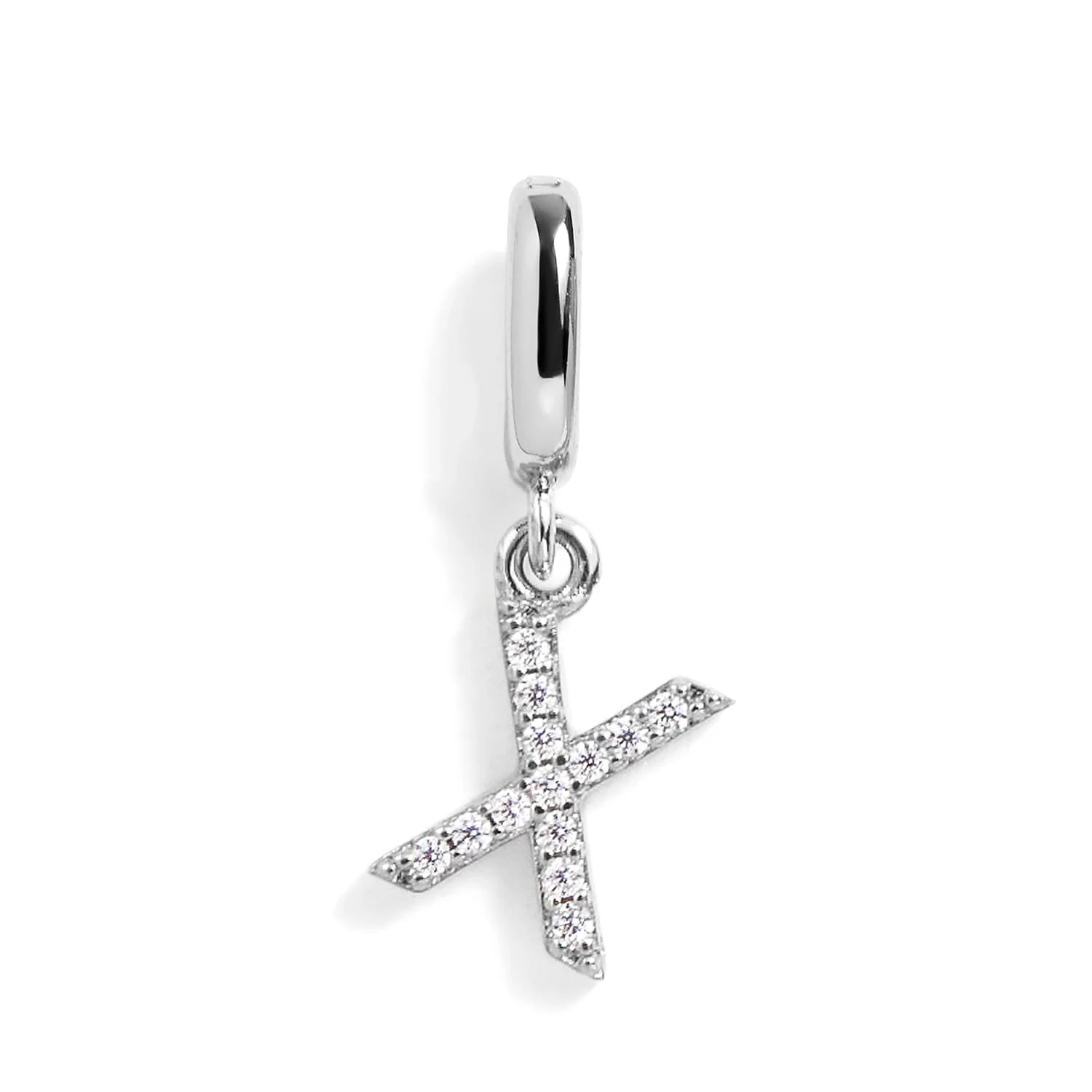 Pavé Letter Charm - Image 24