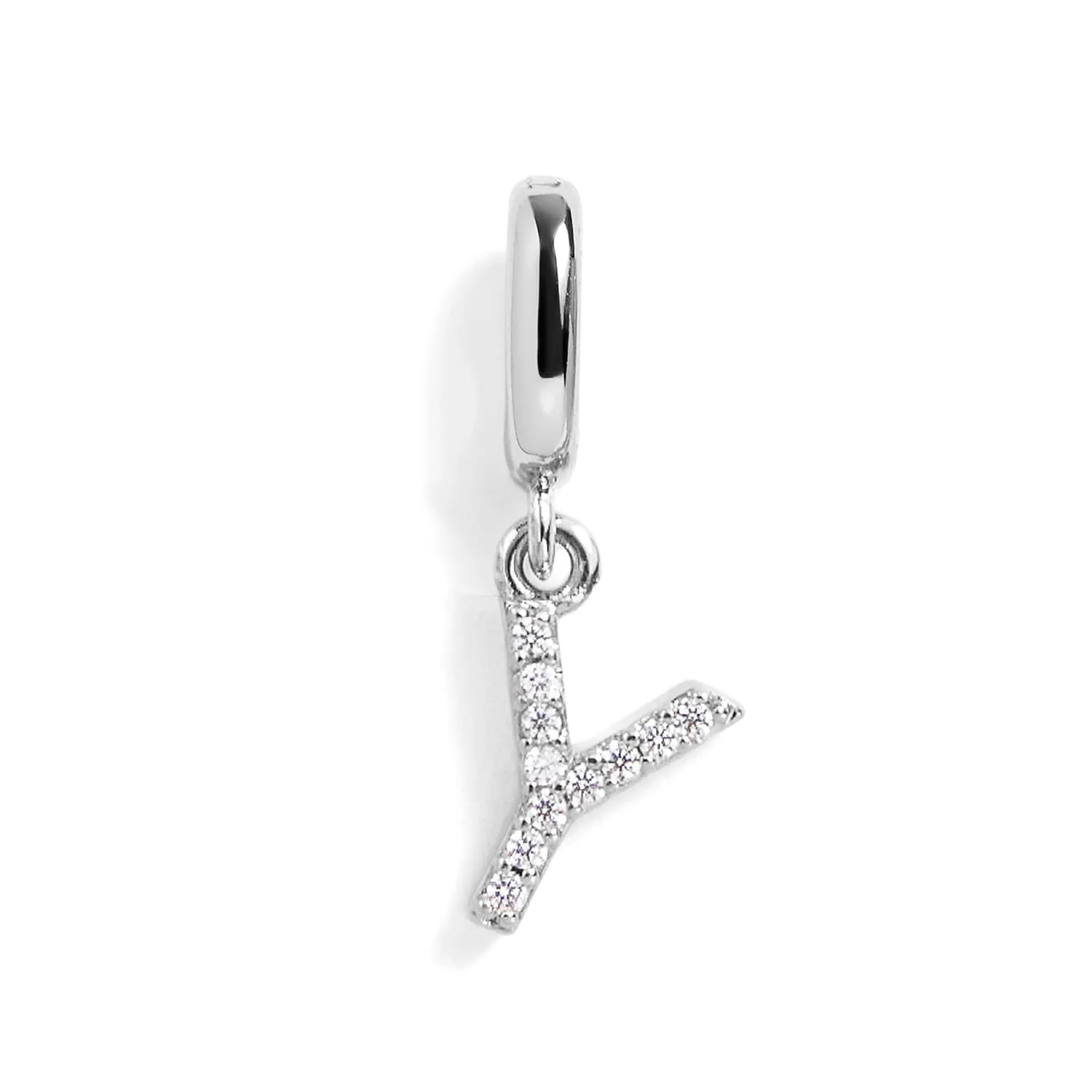 Pavé Letter Charm - Image 25