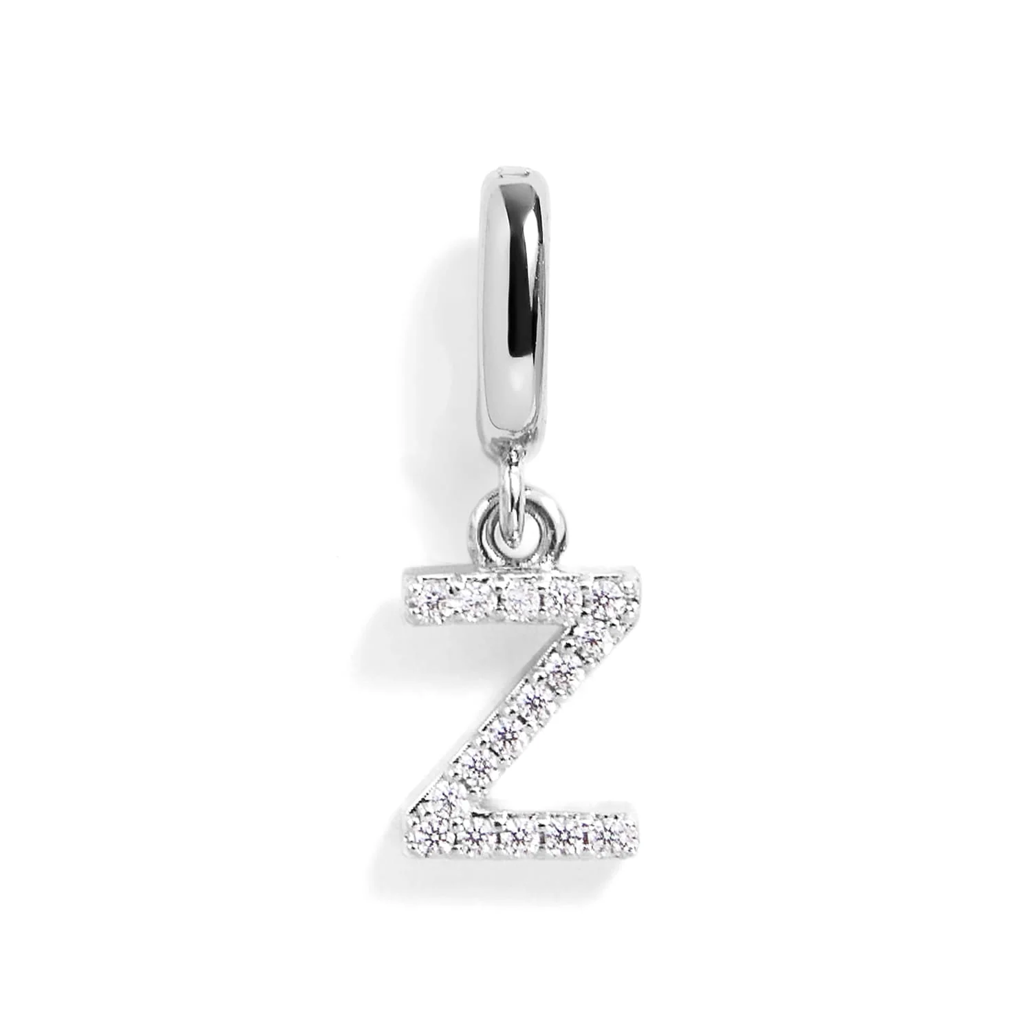 Pavé Letter Charm - Image 26
