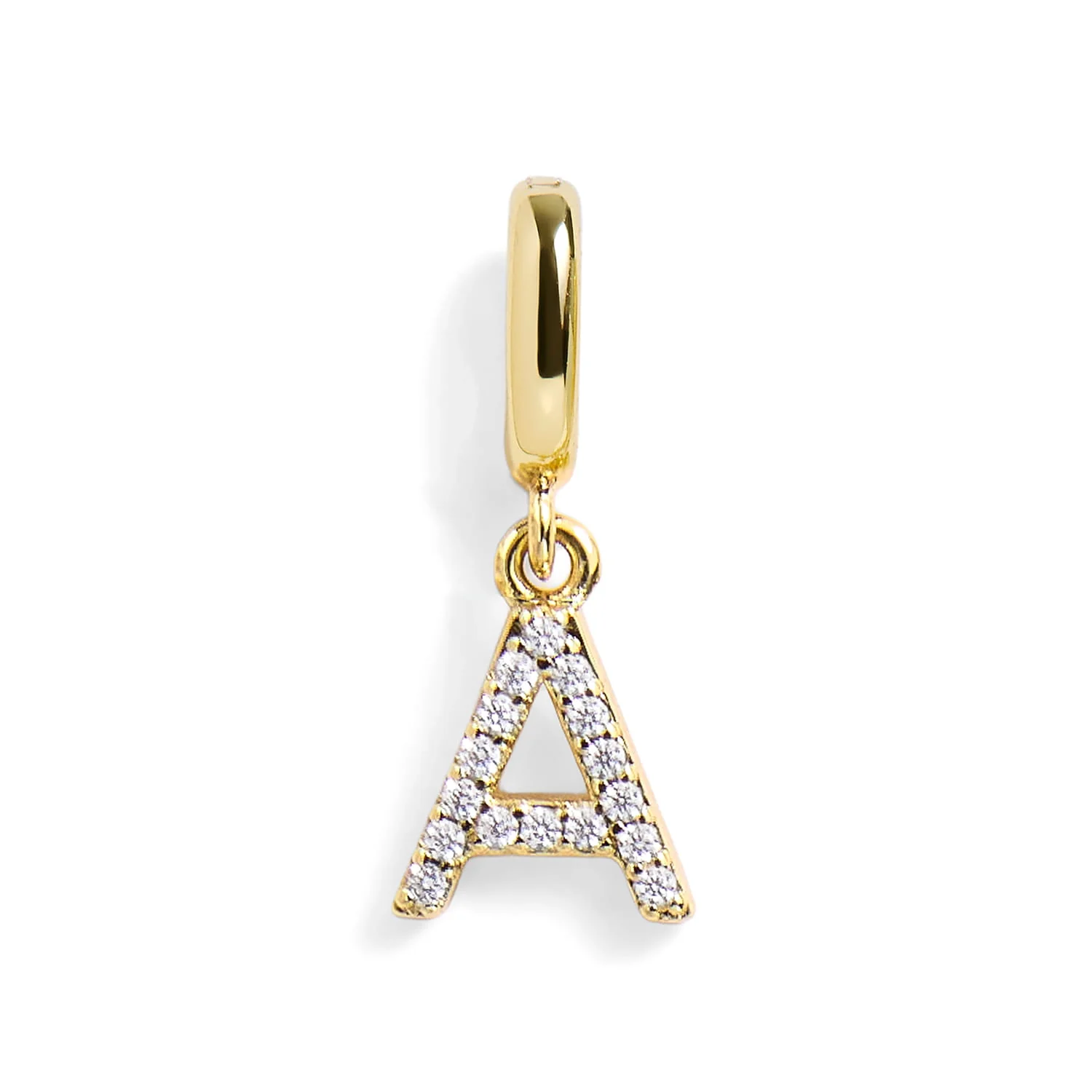 Pavé Letter Charm - Image 28