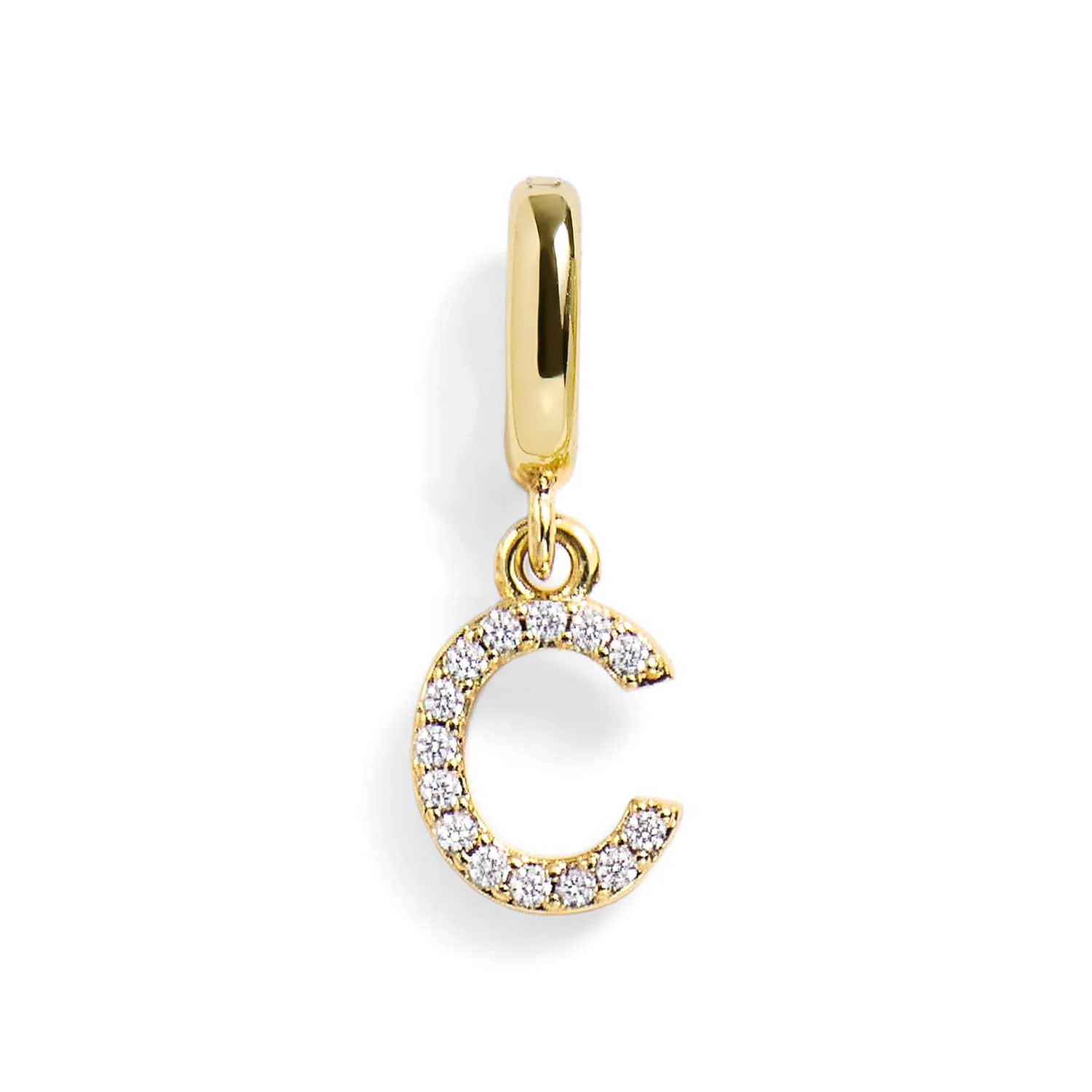 Pavé Letter Charm - Image 30