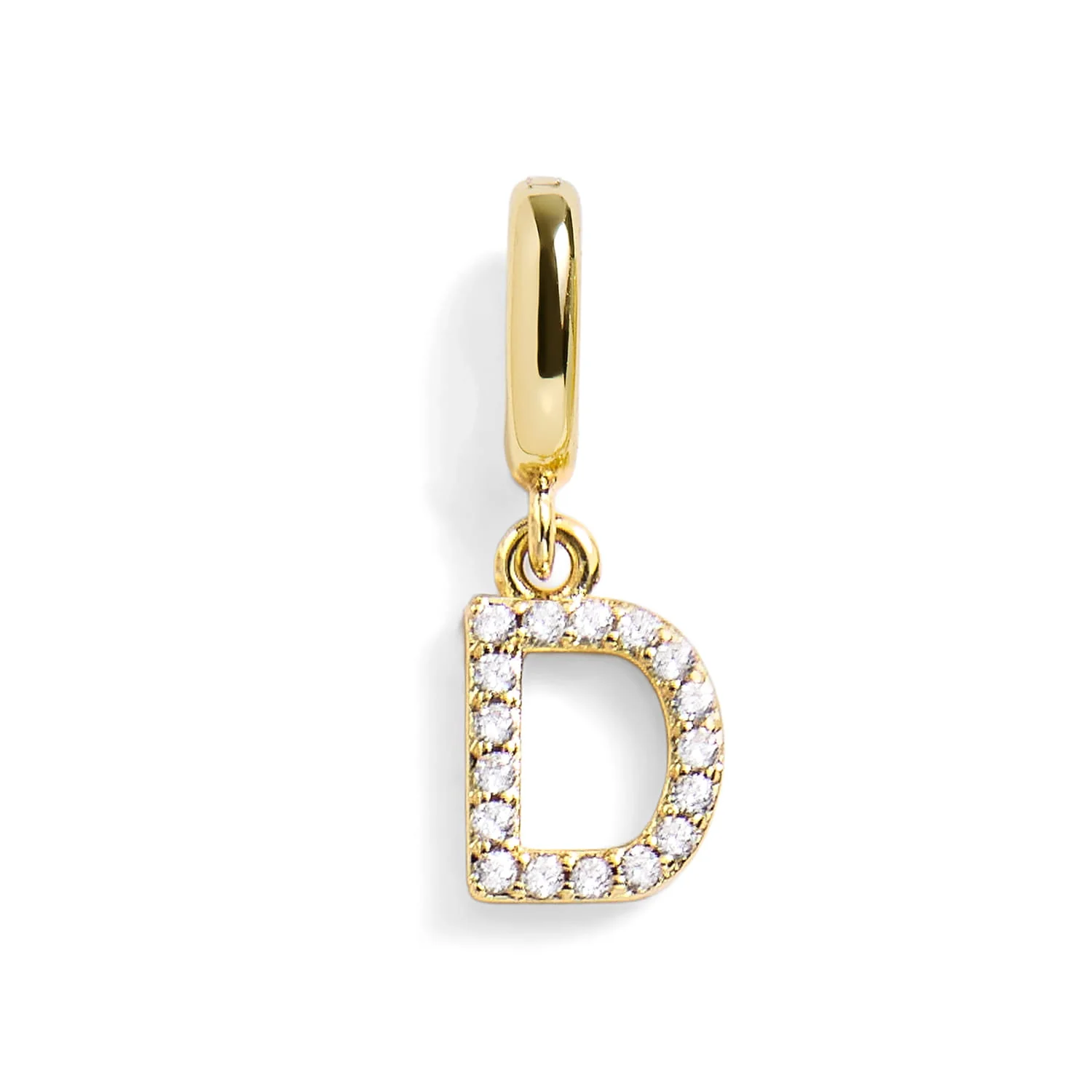 Pavé Letter Charm - Image 31