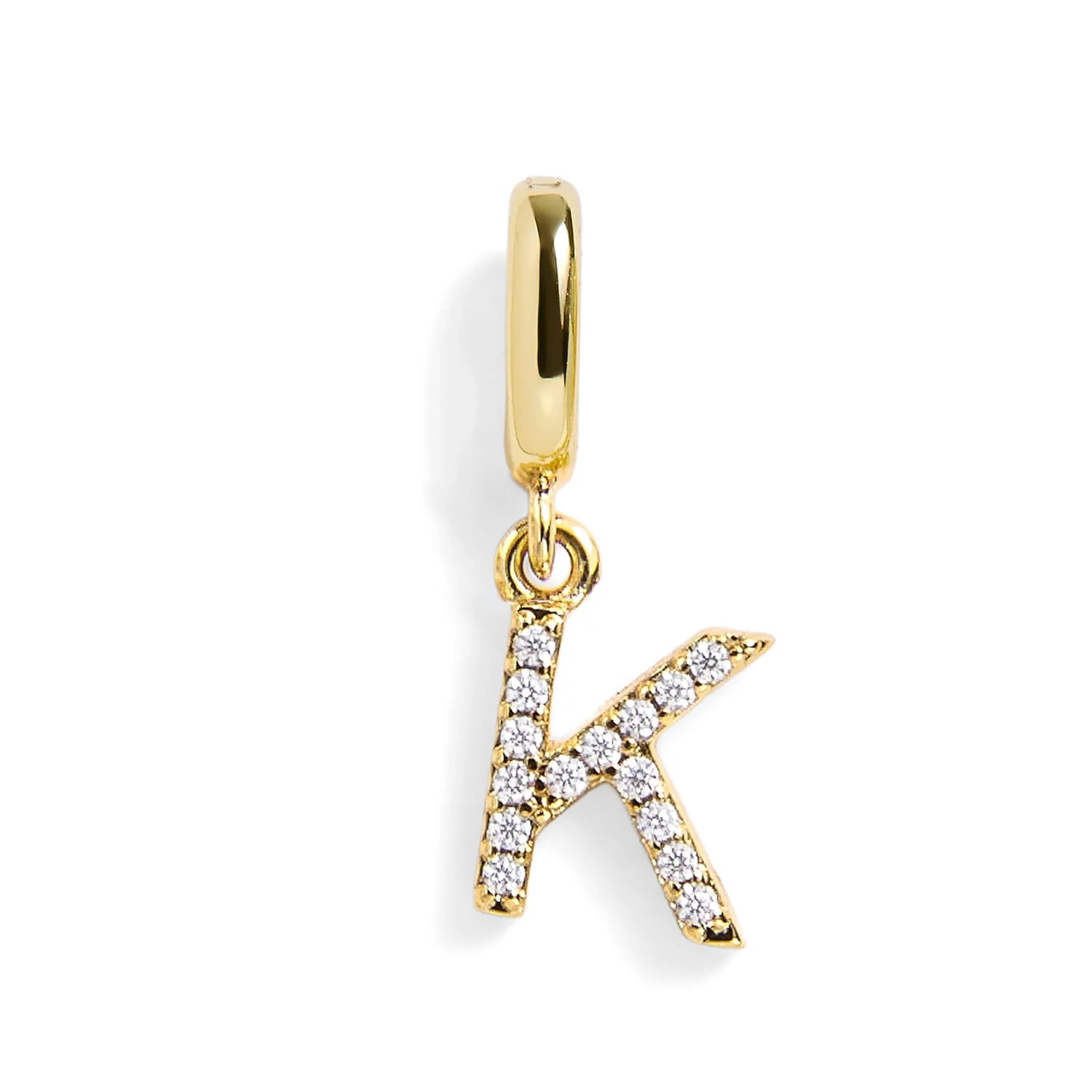 Pavé Letter Charm - Image 38